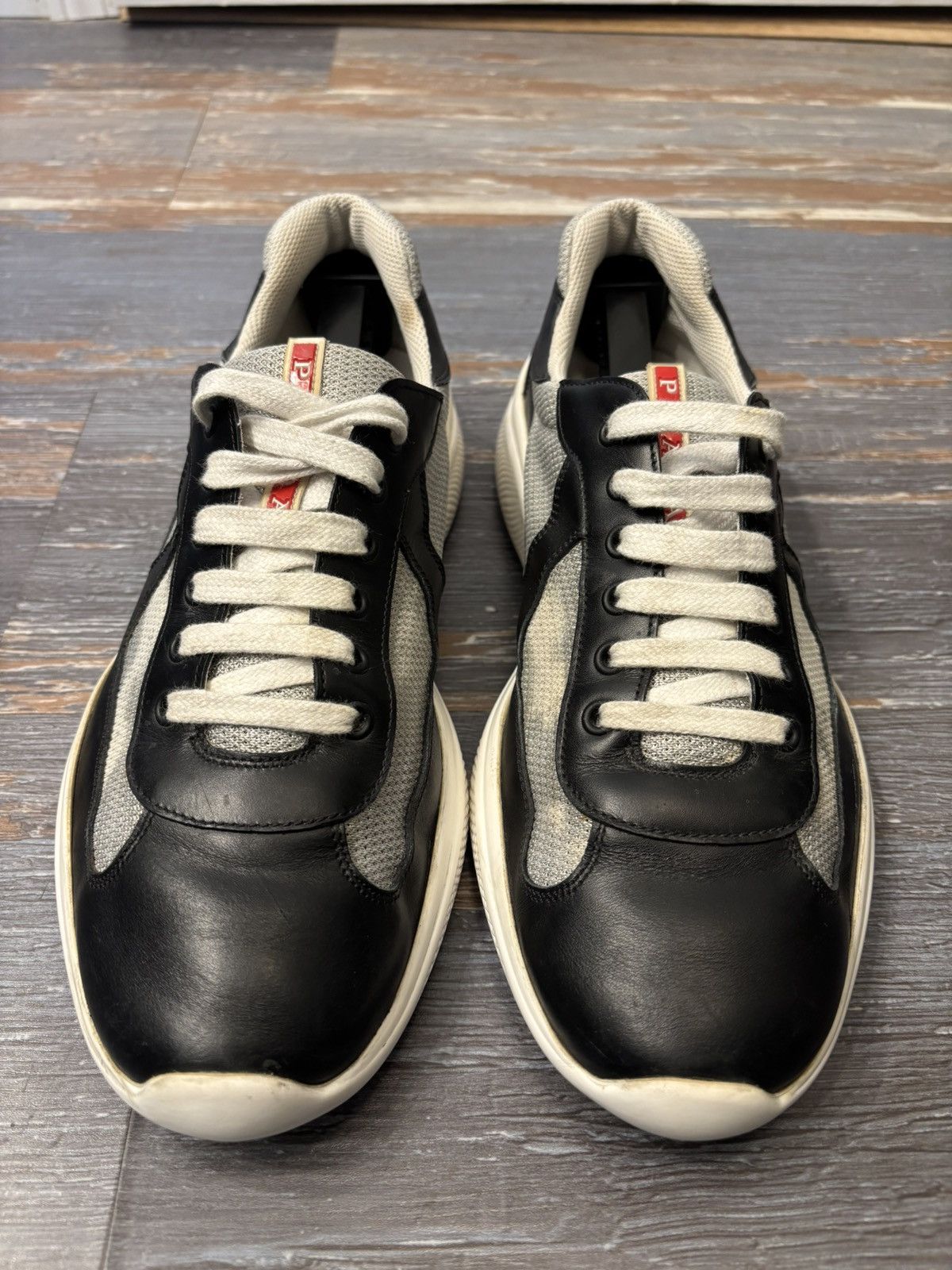 Prada Prada Americas Cup Black Leather size 10 Size US 10 / EU 43 - 6 Thumbnail