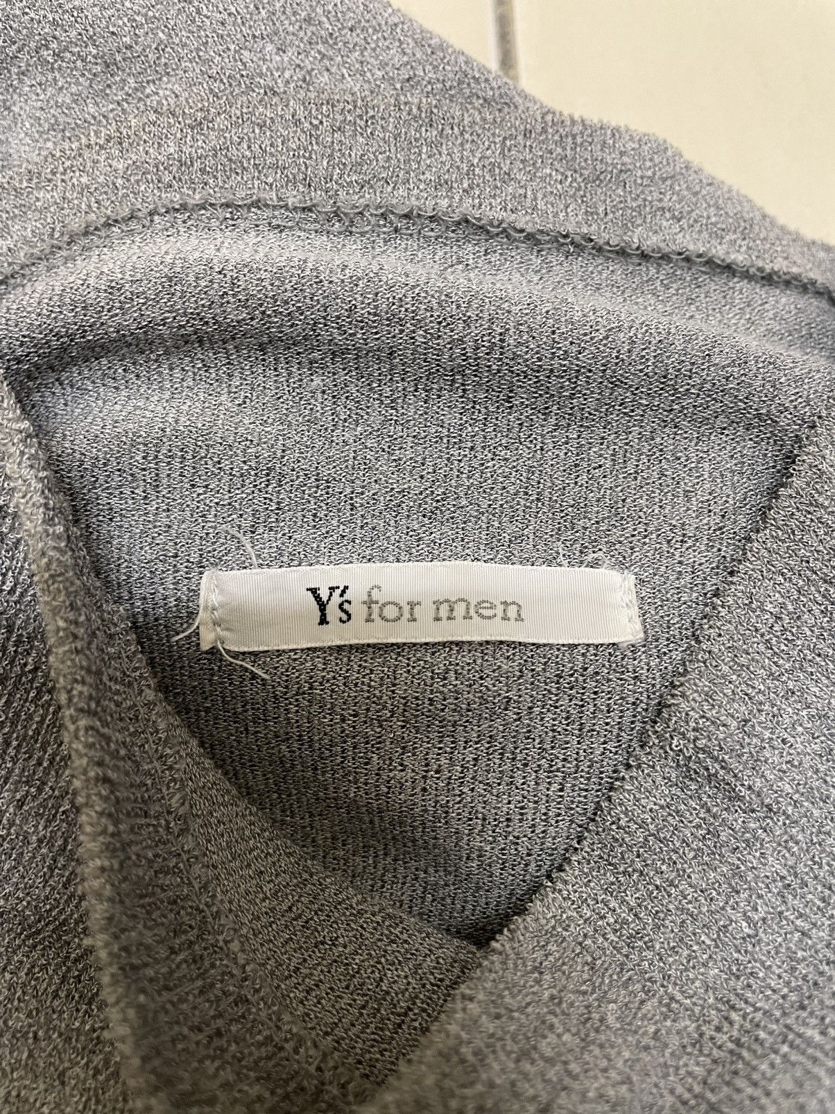 Y's for Men Vtg 90s Yohji Yamamoto Y's For Men Mock Neck Long Sleeve Top Size US L / EU 52-54 / 3 - 6 Thumbnail