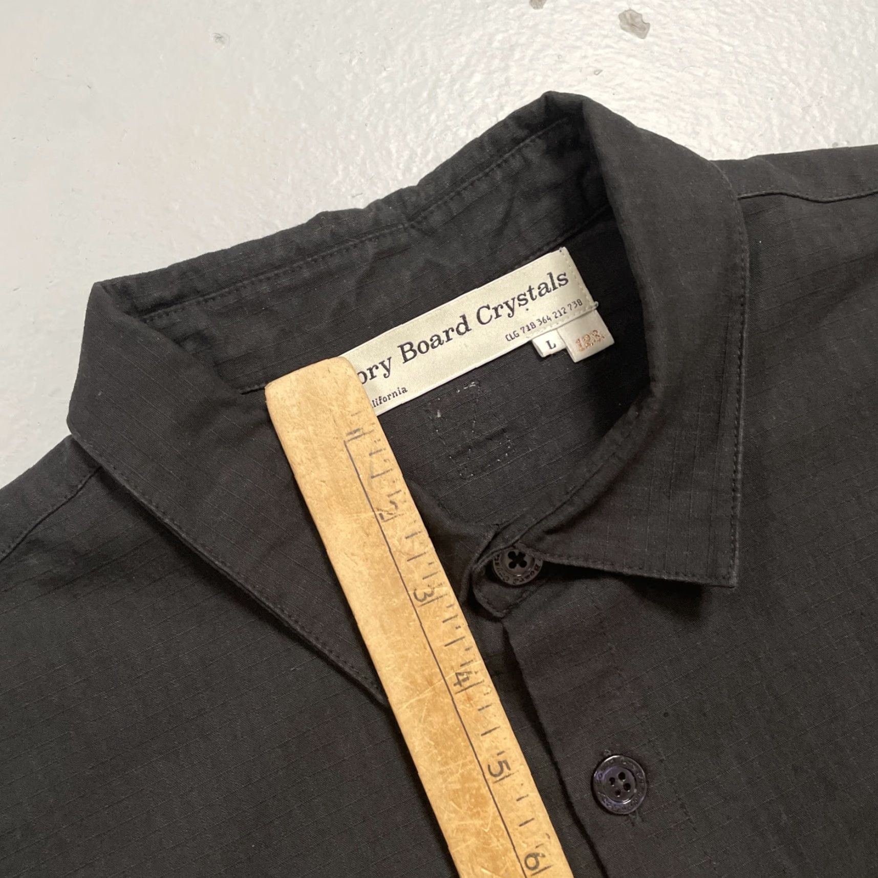 Advisory Board Crystals Advisory Board Crystals Shirt-Jacket Unisex Adults L Black Cotton Ripstop Military Style Work Shirt-Jacket Size US L / EU 52-54 / 3 - 4 Thumbnail