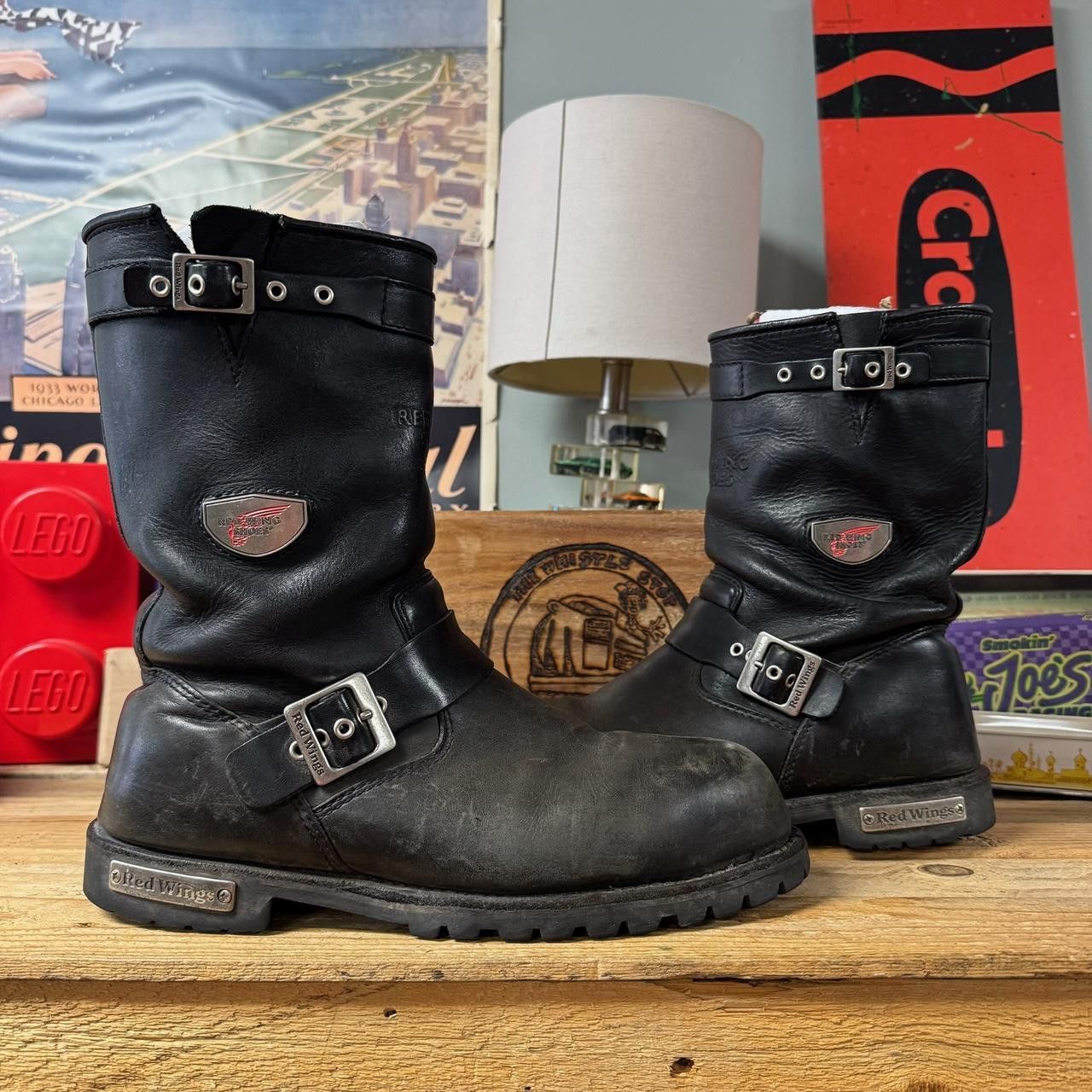 Red Wings Engineer Boots | Grailed