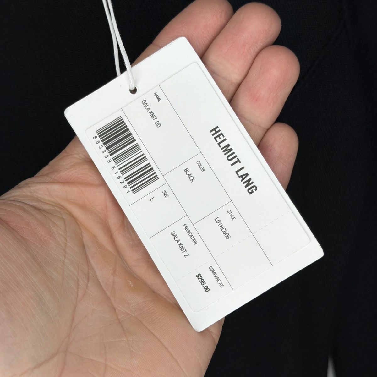 Helmut Lang Helmut Lang ladies avant-gard dress black Size L / US 10 / IT 46 - 7 Thumbnail