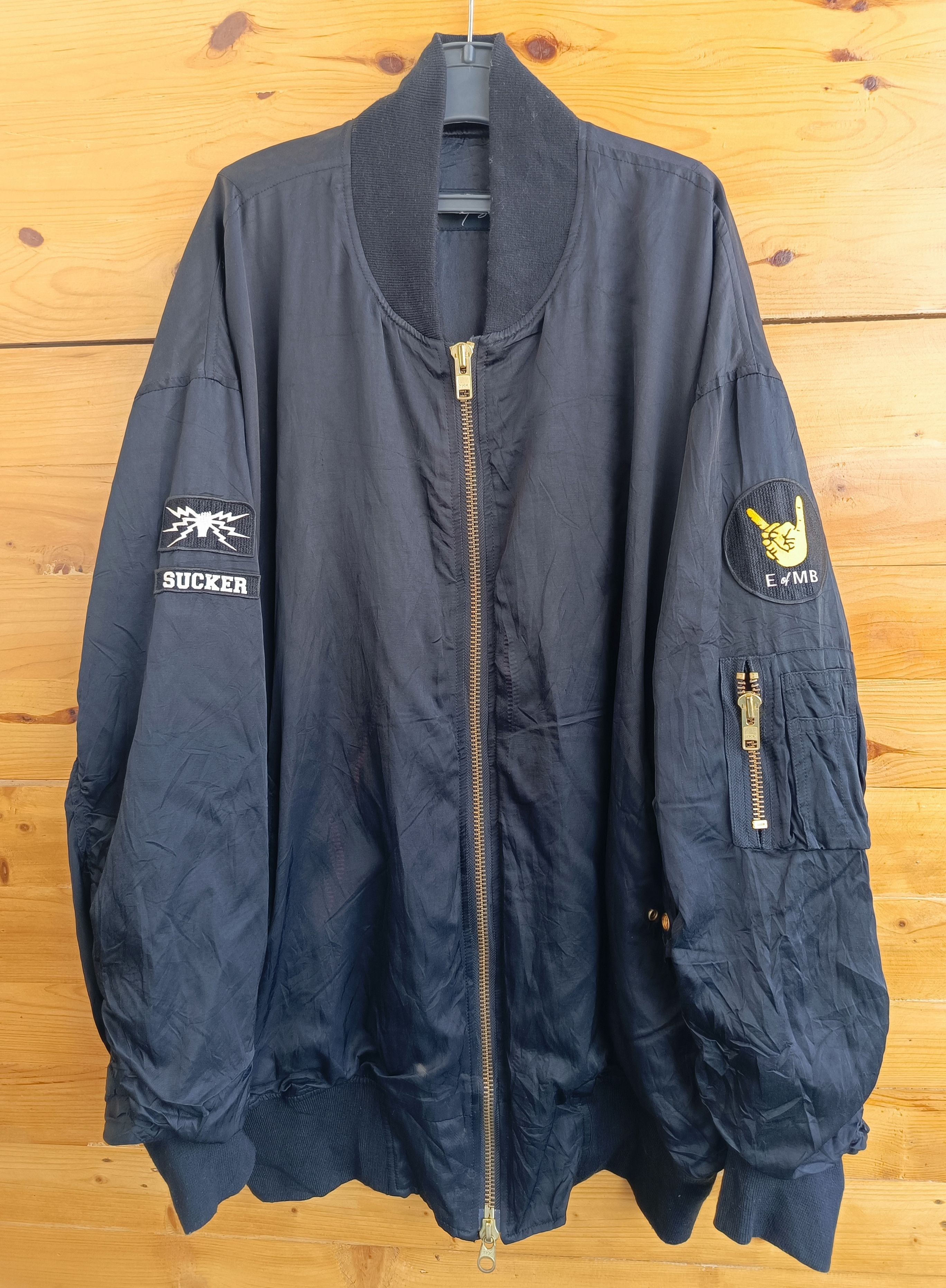 Beauty Beast × Seditionaries Milk Boy Riot MA-1 Bomber Punk Embroidery Jacket Oversize Size US XXL / EU 58 / 5 - 1 Thumbnail