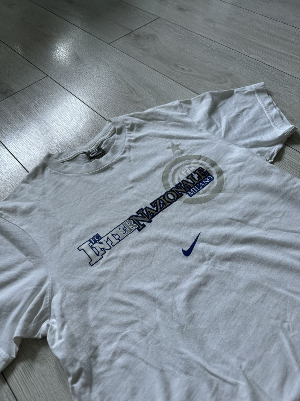 Nike × Vintage White Nike Inter Milan tshirt y2k Size US M / EU 48-50 / 2 - 1 Thumbnail