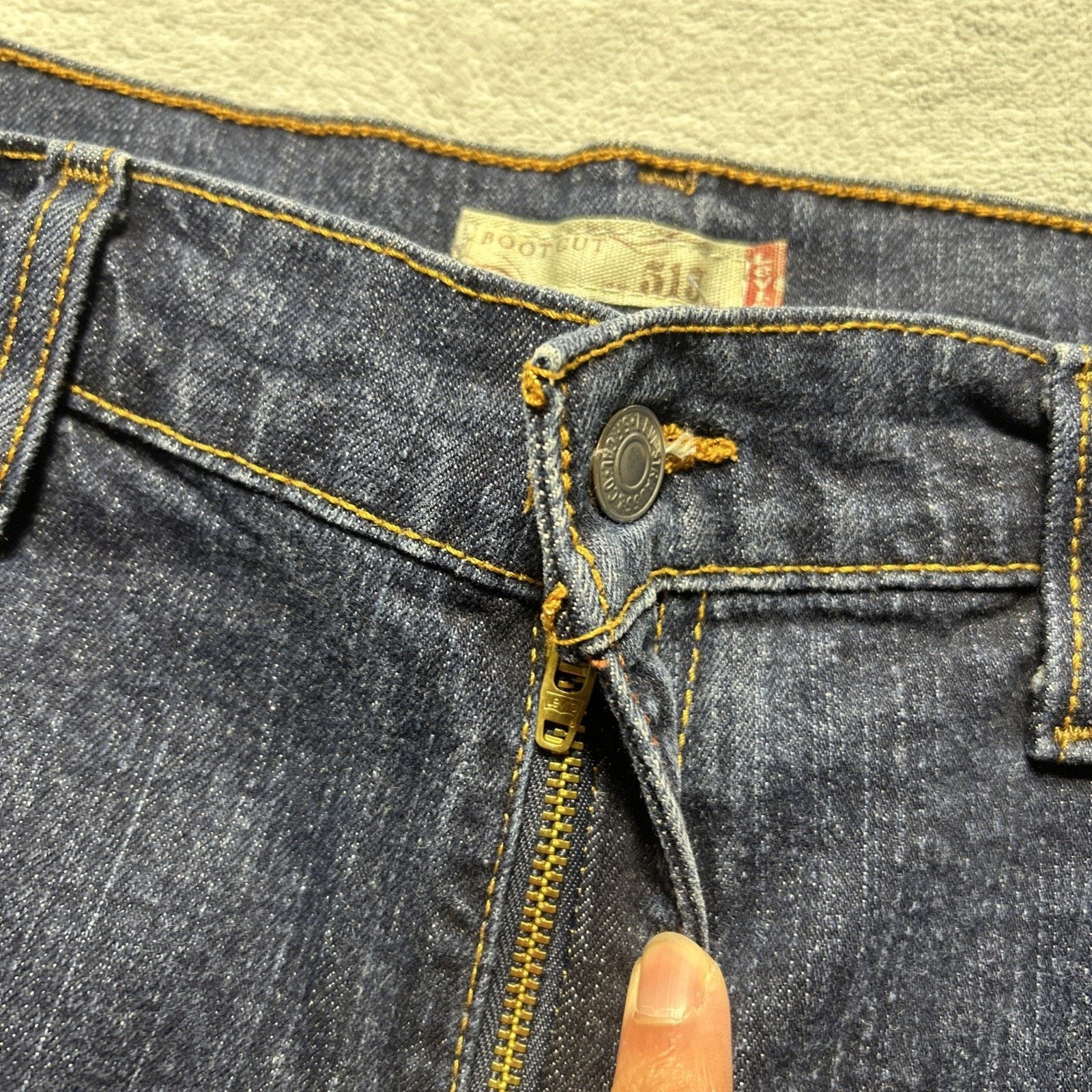 Levi's Levis 515 Beyond Baggy Jeans Women 14 Reg 36x31 Wide Bootcut Size 36" / US 14 / IT 50 - 9 Thumbnail
