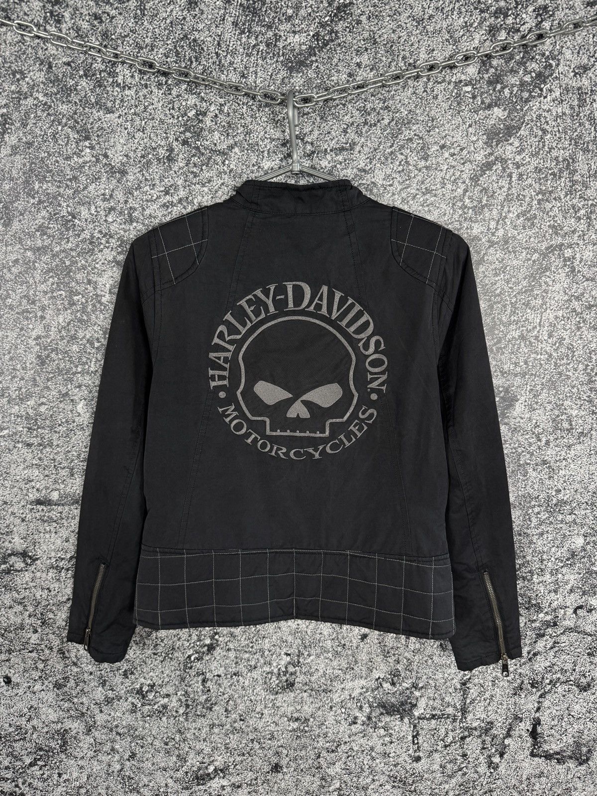 Harley Davidson Harley Davidson Skull Logo Riding Jacket Biker Moto Size S Size S / US 4 / IT 40 - 15 Thumbnail