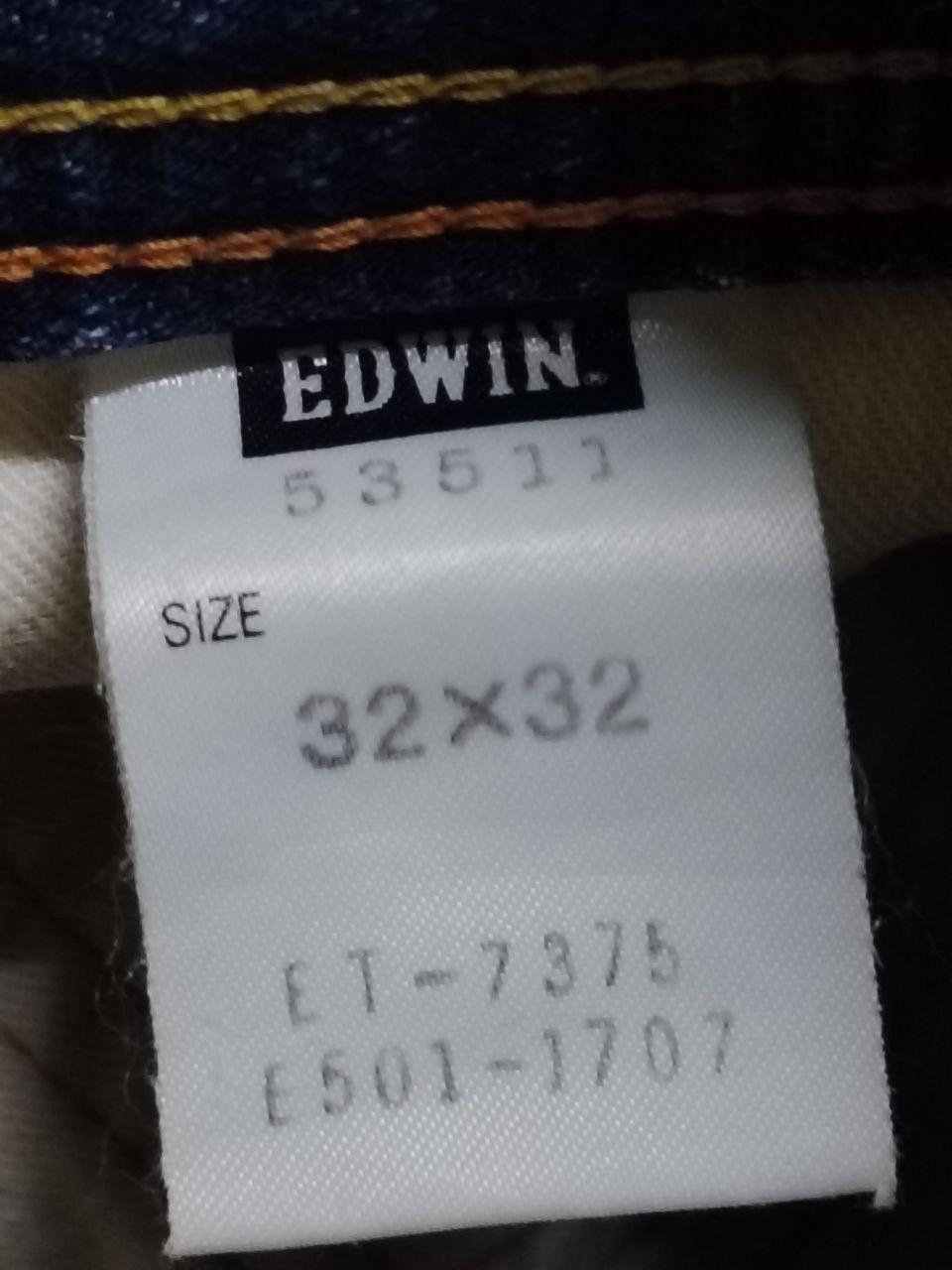 Edwin Edwin 511 RV "Rebel Vintage" Made in Japan Size US 34 / EU 50 - 8 Thumbnail