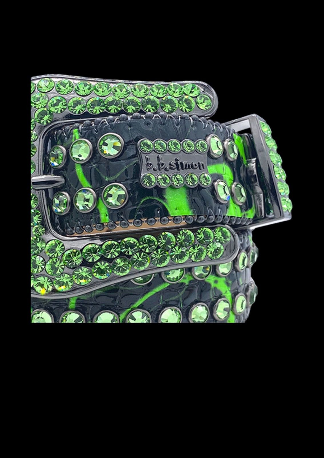 B.B. Simon Bb Simon Belt Size 38 - 2 Thumbnail