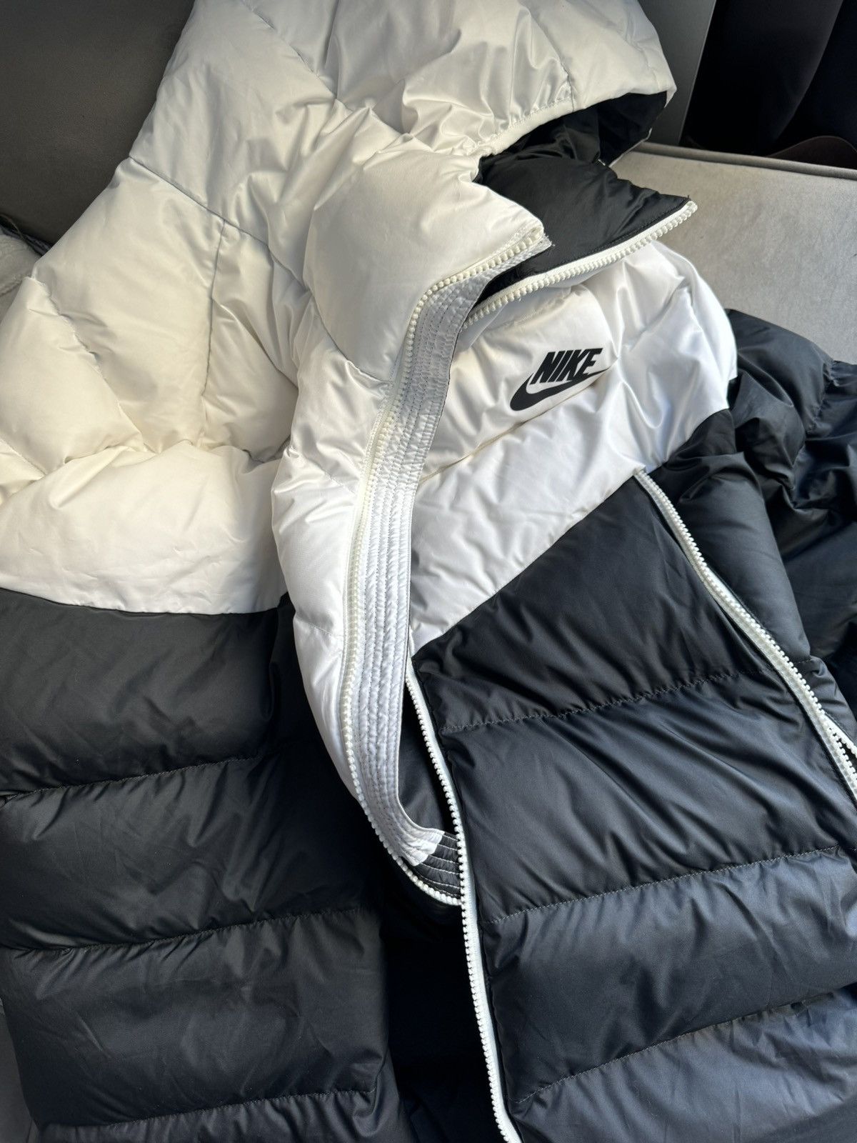 Nike Nike puffer black/white rare Size US XL / EU 56 / 4 - 2 Thumbnail