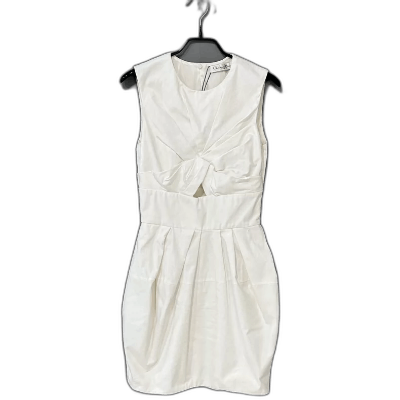 Dior Sleeveless Wrinkled Irregular Dress by Dior-2506 Size XS / US 0-2 / IT 36-38 - 1 Thumbnail