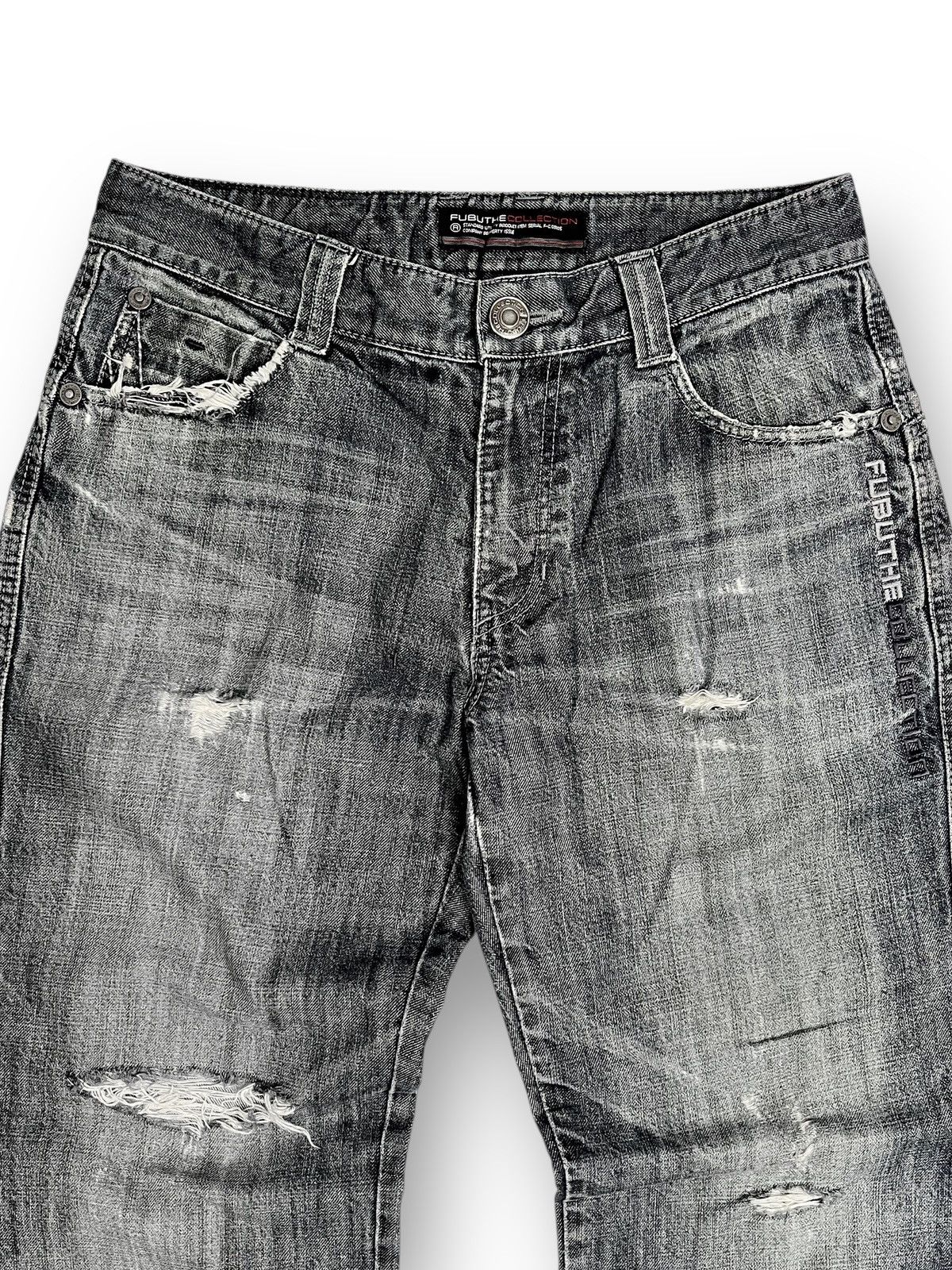Fubu Fubu Collection Vintage Distressed Denim Pants Size US 31 - 5 Thumbnail