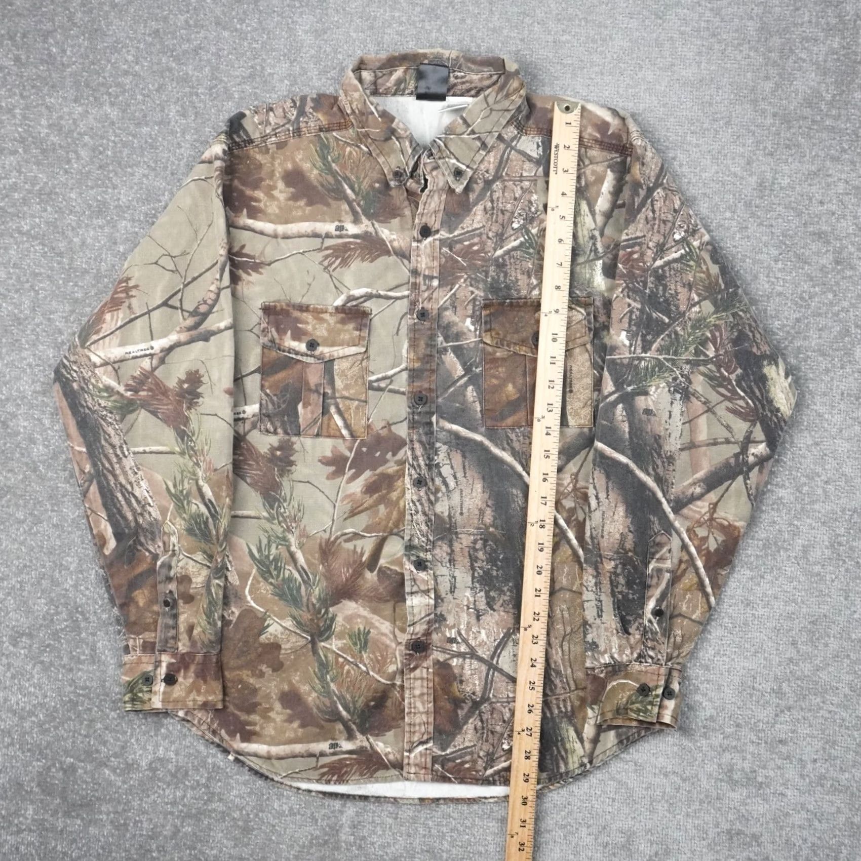 Realtree Realtree RealTree Camo Mens Large Multicolor Long Sleeve Full Button Collared Shirt Size US L / EU 52-54 / 3 - 3 Thumbnail