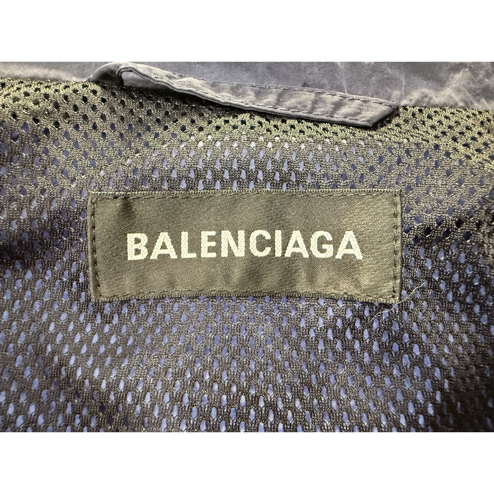 Balenciaga Balenciaga Mens Lightweight Zip-Up Windbreaker Jacket With L Size US M / EU 48-50 / 2 - 6 Thumbnail