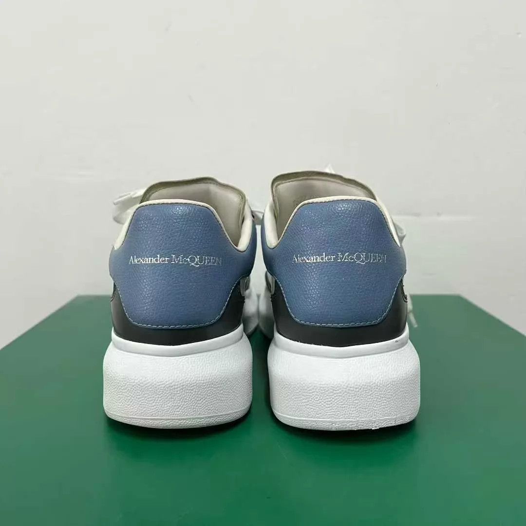 Alexander McQueen McQueen Gray White Blue Colorblocked EUR 39 Size US 8.5 / IT 38.5 - 3 Thumbnail