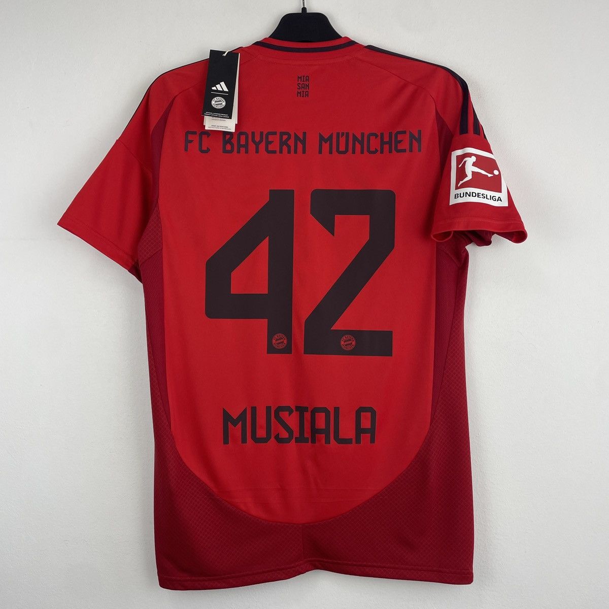 Adidas Bayern Munich Jamal Musiala Home Jersey Shirt Men 2024/2025 Size US S / EU 44-46 / 1 - 1 Thumbnail