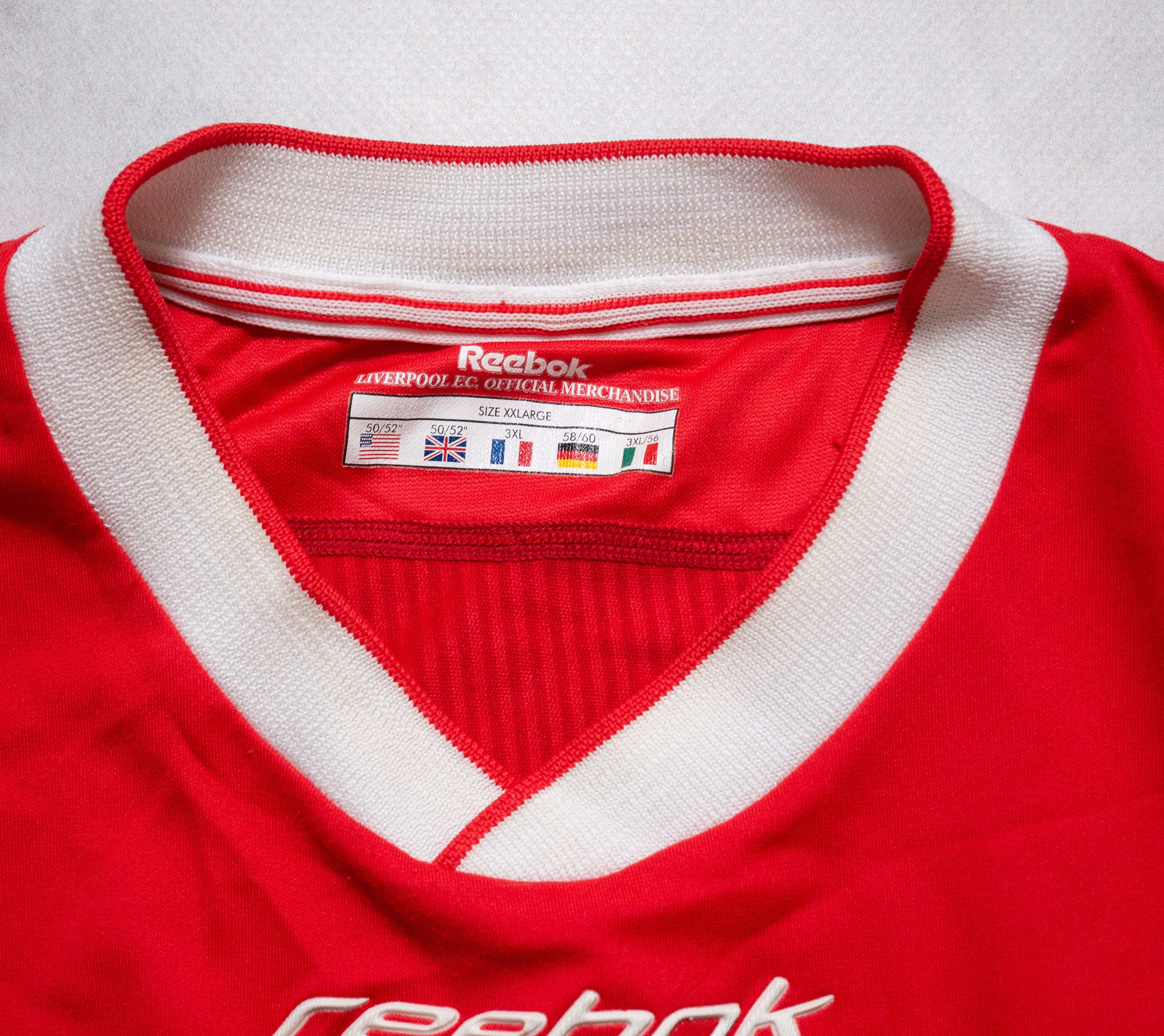 Reebok Vintage 00s Reebok x Liverpool FC 03-04 Soccer Jersey Size US XXL / EU 58 / 5 - 6 Thumbnail