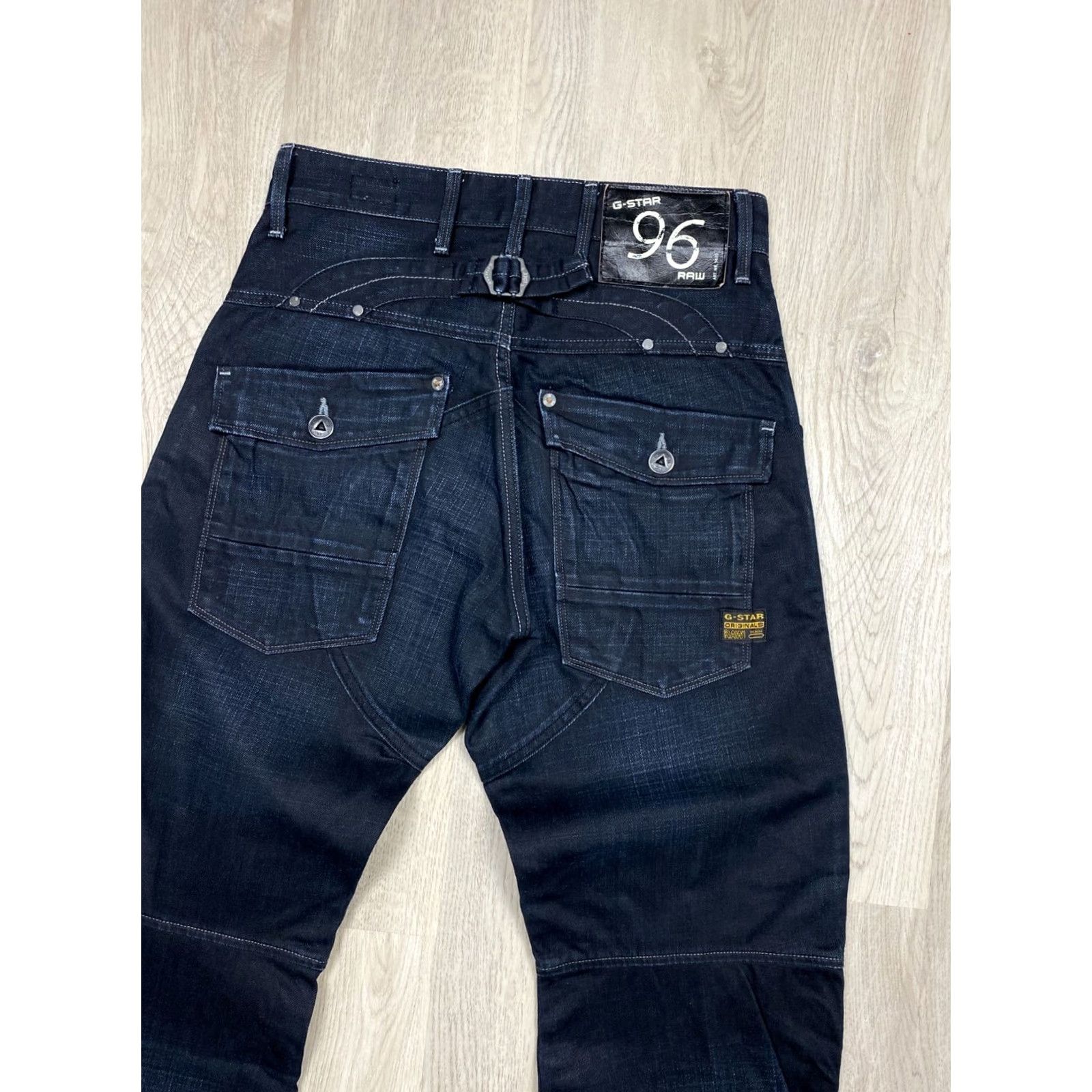 G-Star G Star Raw 5620 Vintage Denim Double Knee Pants Jeans Size 29 Blue Cotton Denim Men Regular Waist 29 Inseam 32 Vintage Size US 29 - 7 Thumbnail