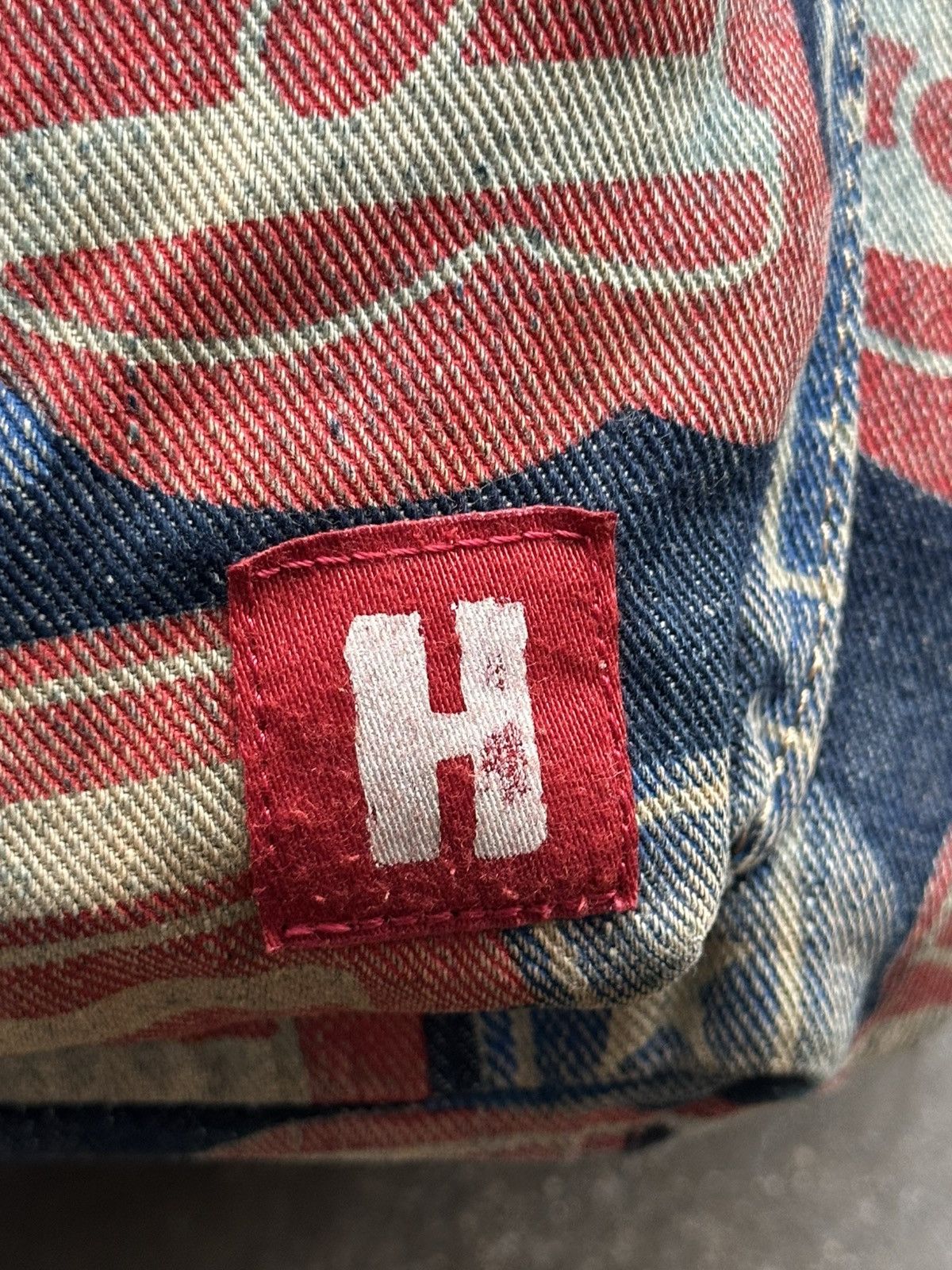 Hysteric Glamour 1990 - Hysteric Glamour Star America Denim Bag Size ONE SIZE - 13 Thumbnail