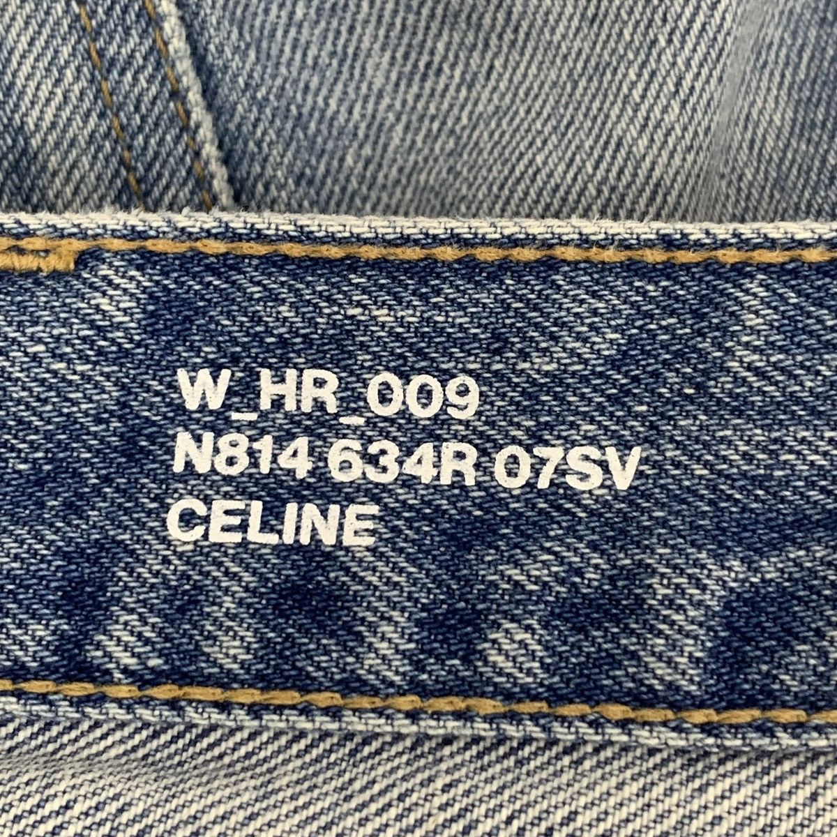 Celine Celine Blue Wide Leg Denim Pants K26WX Size 28" / US 6 / IT 42 - 6 Thumbnail