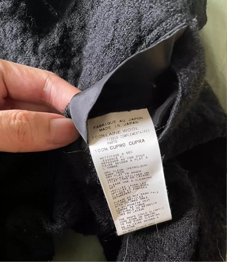 Yohji Yamamoto Yohji Yamamoto Wool knit jacket Size US L / EU 52-54 / 3 - 4 Thumbnail