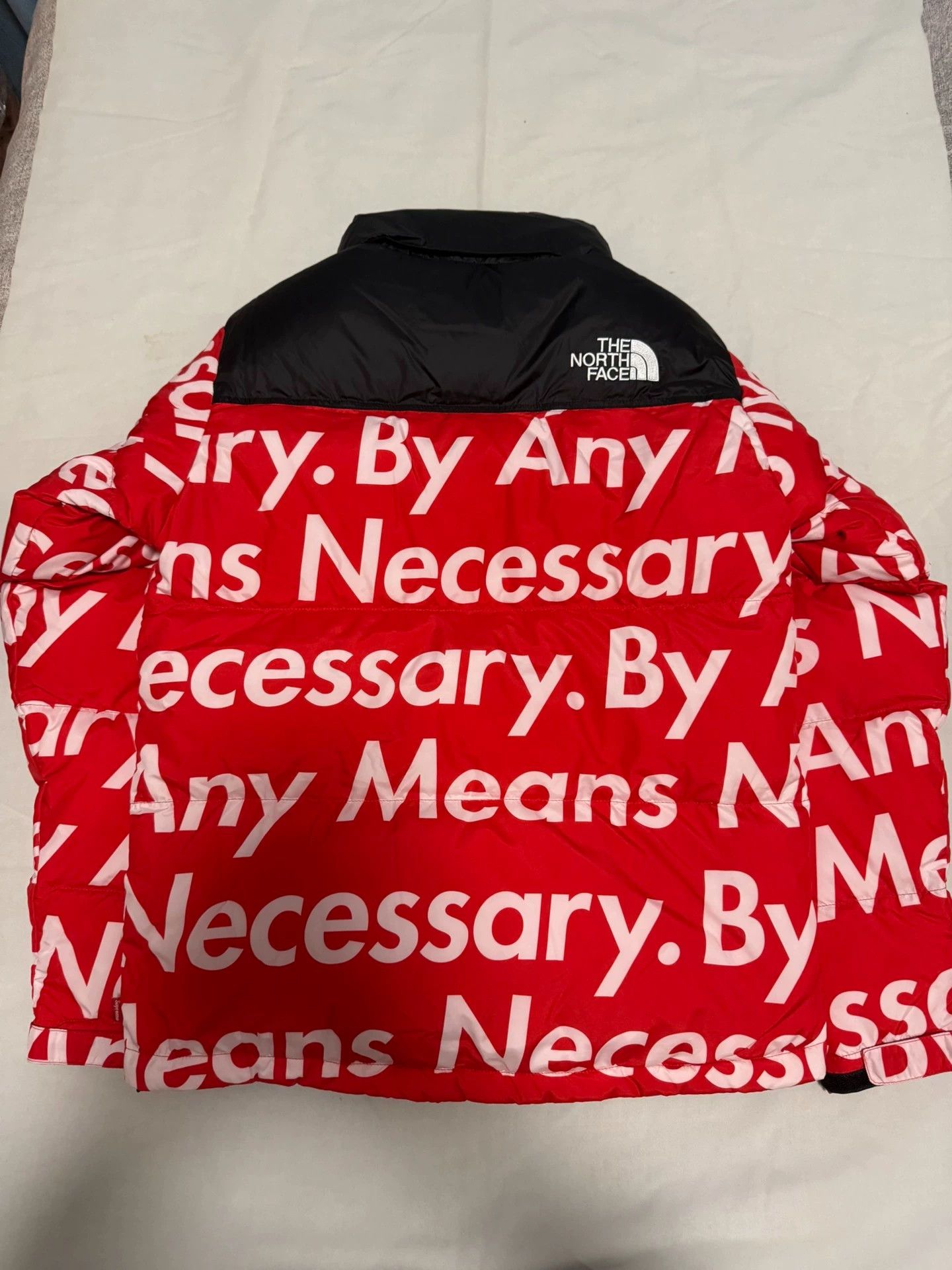 Supreme Supreme TNF by any means Red Puffer Jacket Size S Size US S / EU 44-46 / 1 - 4 Thumbnail