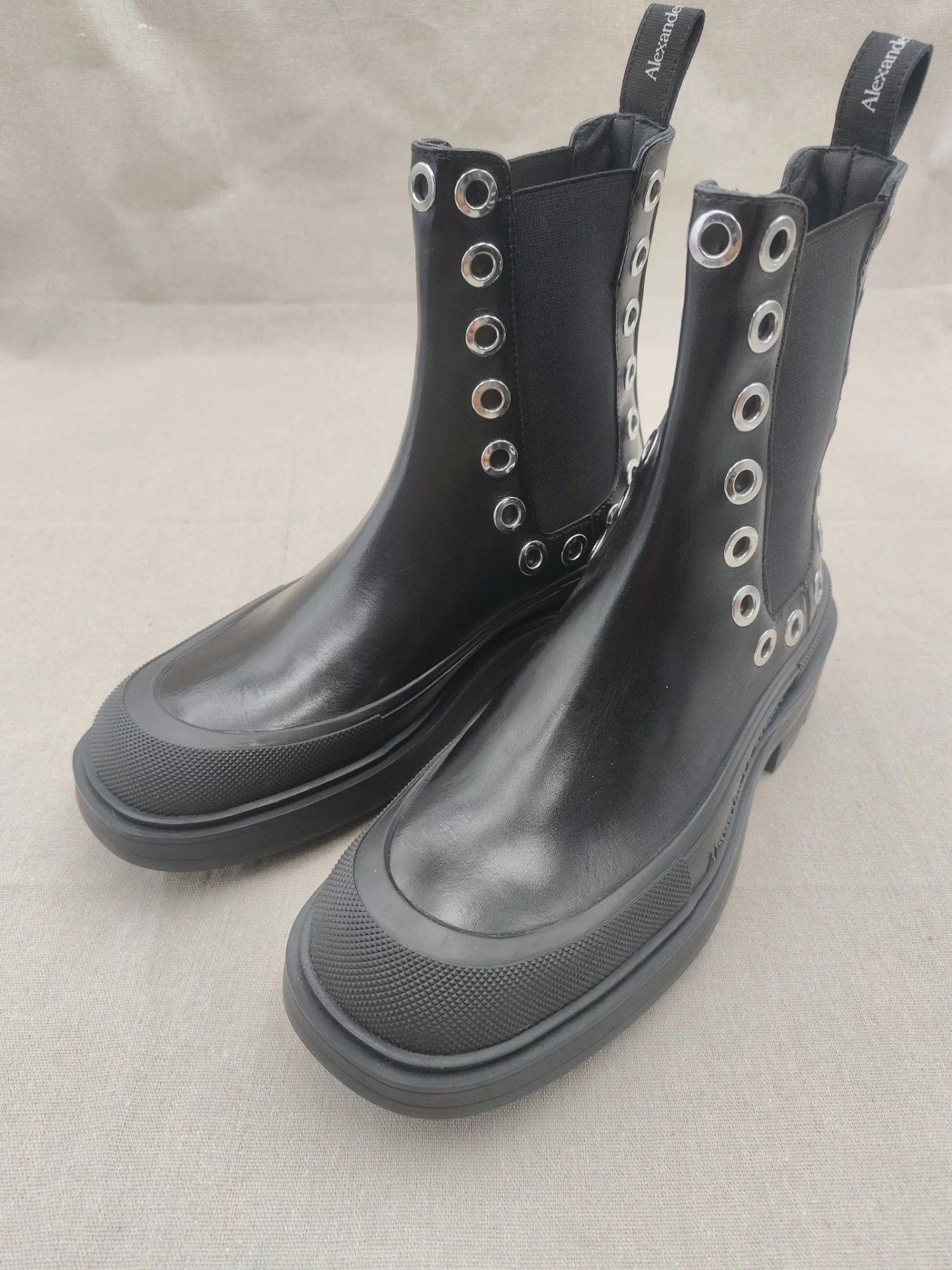 Alexander McQueen AMQ high-top combat boots platform men 40-43 Size US 7 / EU 40 - 2 Thumbnail