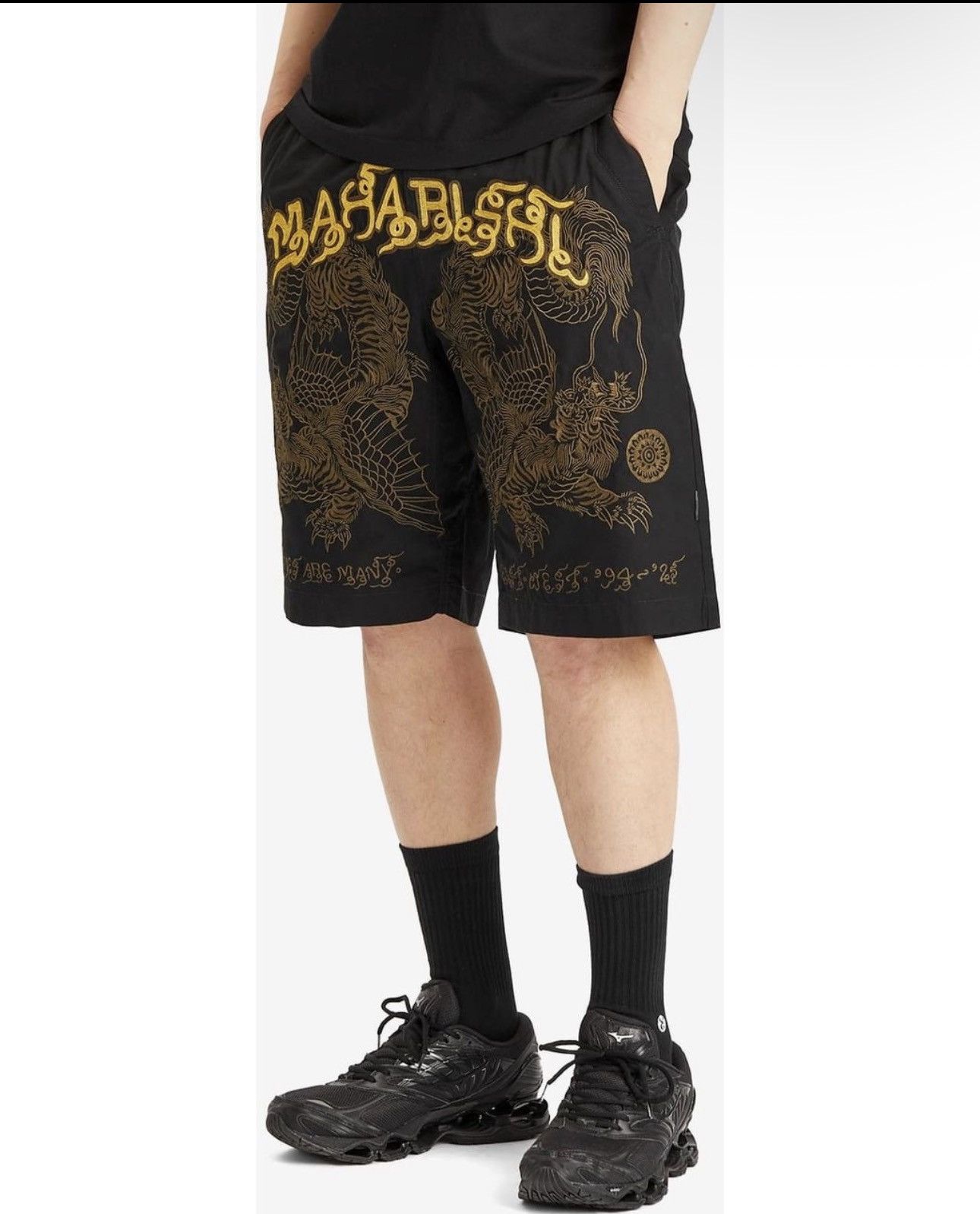 Maharishi Maharishi Muay Thai Embroidered Tiger Dragon Shorts Size US 30 / EU 46 - 6 Thumbnail