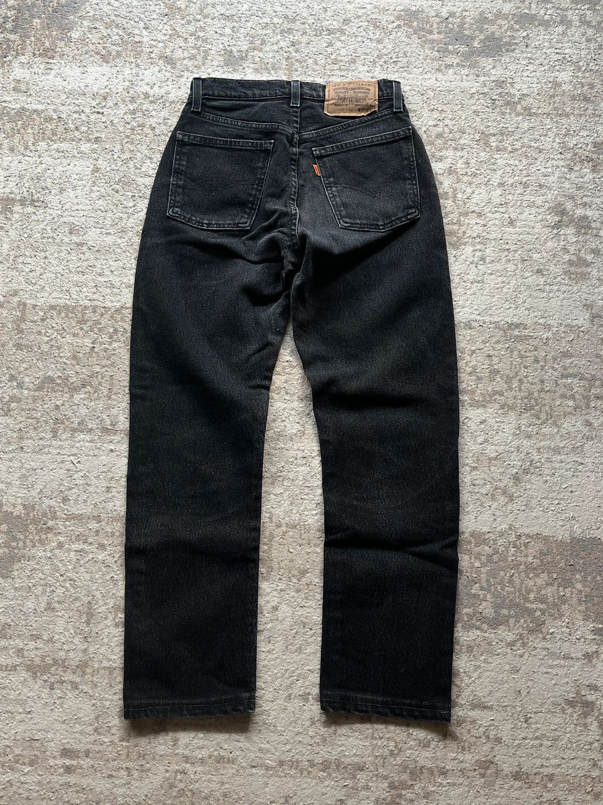 Levi's Levi’s 805 Vintage 1996 Sz W 27 L 34 Black Denim Jeans Size 27" / US 4 / IT 40 - 6 Thumbnail