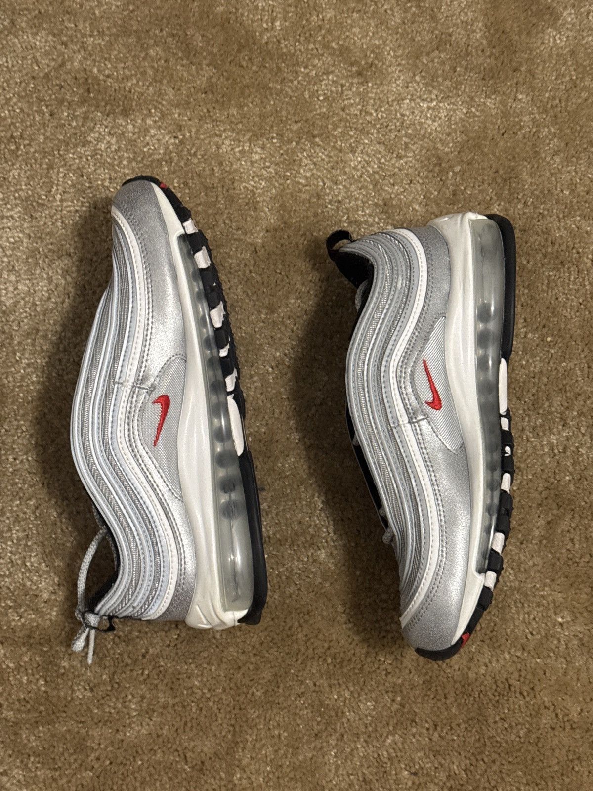 Nike NIKE AIR MAX 97 OG METALLIS SILVER Size US 7.5 / EU 40-41 - 3 Thumbnail