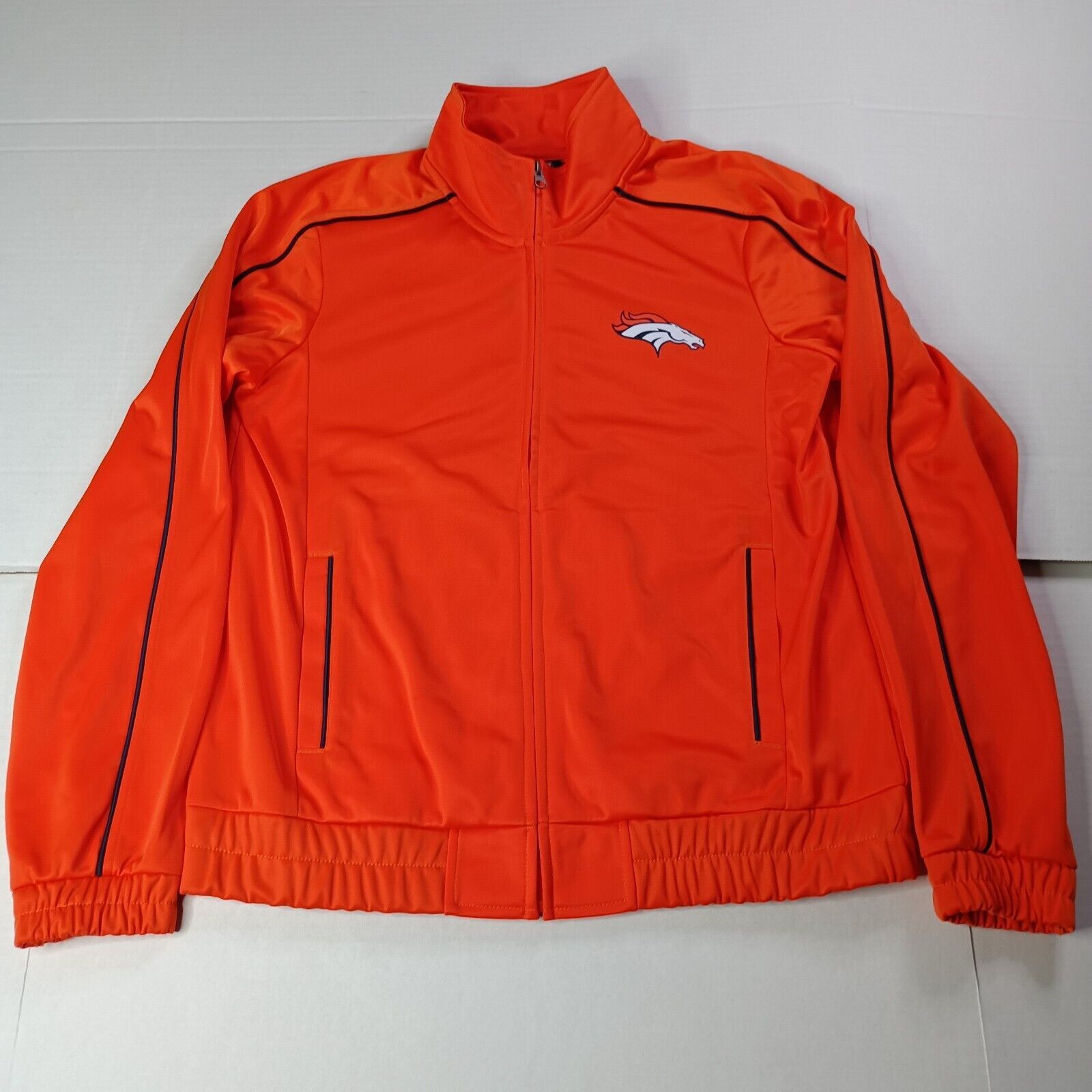 NFL Denver Broncos Jacket Women's M NFL Track Full Zip Orange Size M / US 6-8 / IT 42-44 - 1 Thumbnail