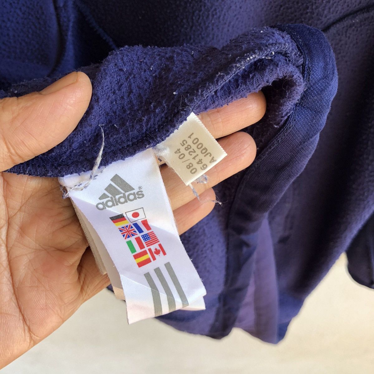 Adidas × Vintage vintage FRANCE FOOTBALL CLUB 2003 fleece Size US S / EU 44-46 / 1 - 17 Thumbnail