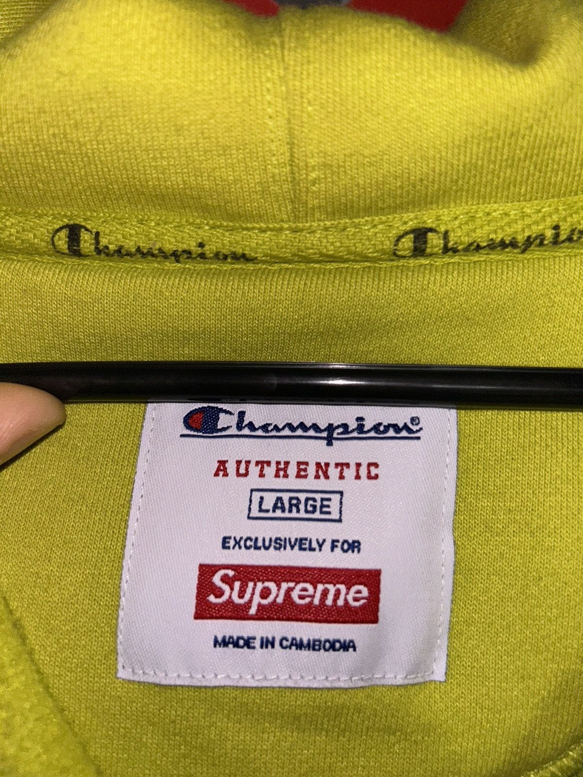 Champion × Supreme Supreme Champion Arc Logo Zip Up Sweater 2017 release Size L Size US L / EU 52-54 / 3 - 4 Thumbnail