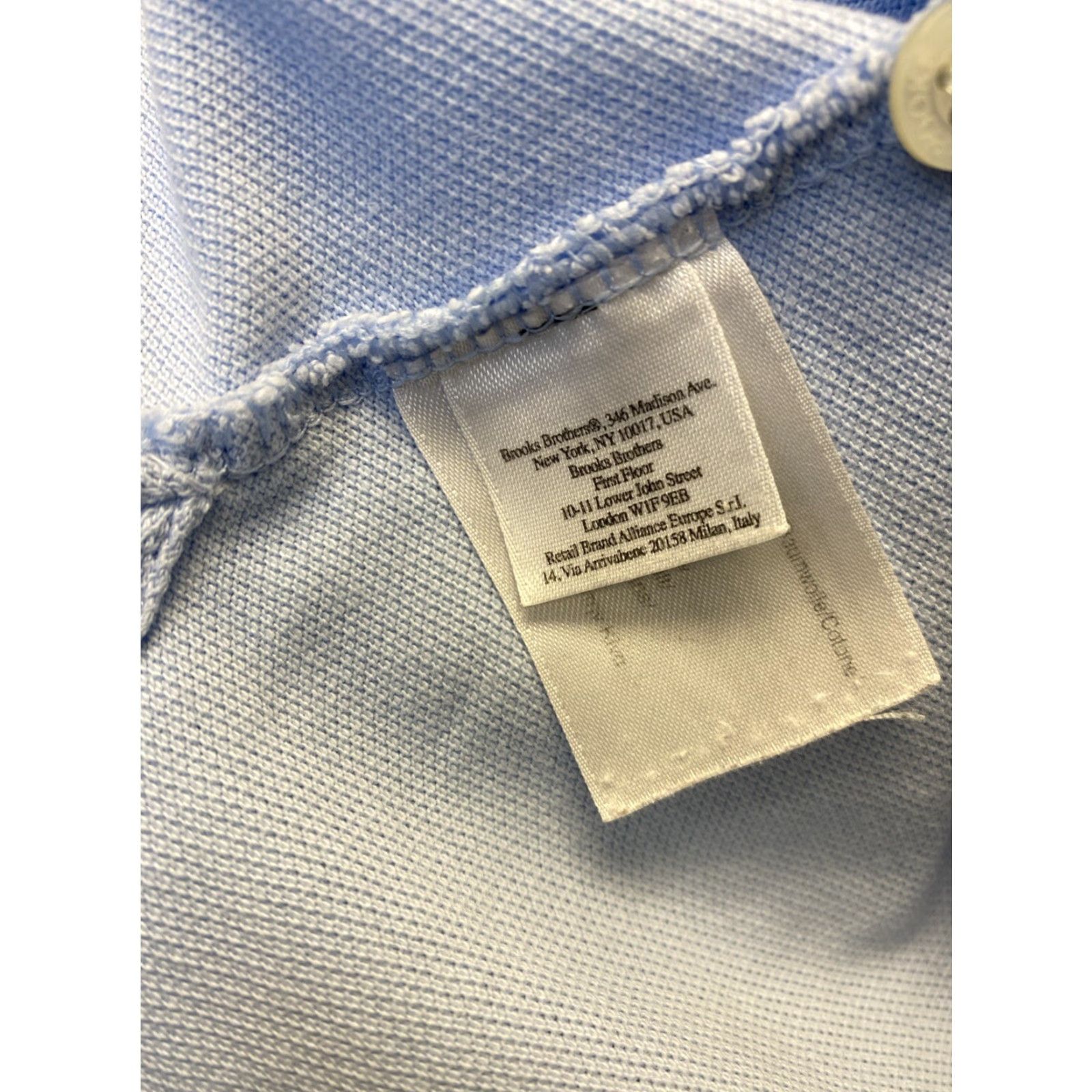 Brooks Brothers VINTAGE Brooks Brothers Polo Shirt Men M Cotton Short Sleeve Button Up Casual Business Formal Blue 124-7 Size US M / EU 48-50 / 2 - 3 Thumbnail