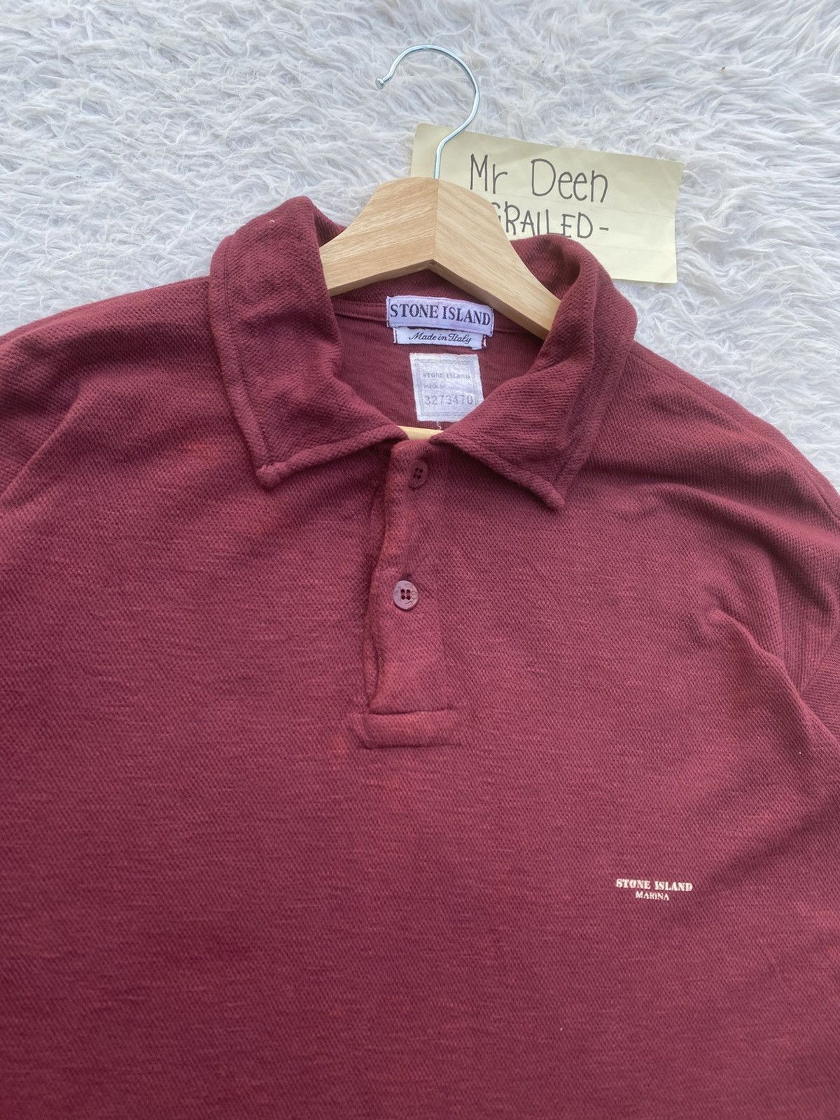 Stone Island Vintage Stone Island Marina Polo Shirt from SS 1995 Size US M / EU 48-50 / 2 - 5 Thumbnail
