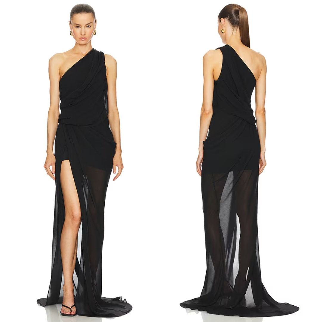 REVOLVE L'Academie by Marianna | NWT Morgane Gown in Black L Size L / US 10 / IT 46 - 1 Thumbnail