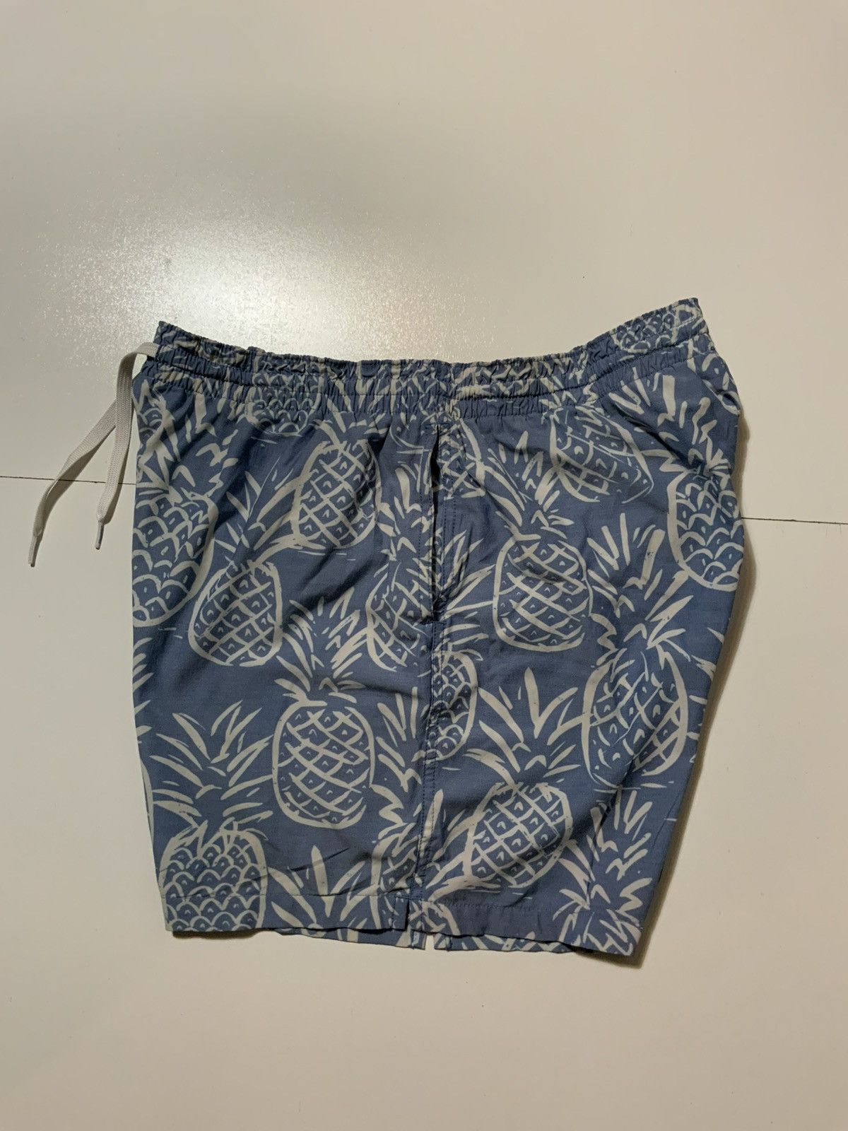 Chubbies Chubbies Faded Blue Pineapple The Thigh Napples 5.5” Shorts Size US 36 / EU 52 - 3 Thumbnail
