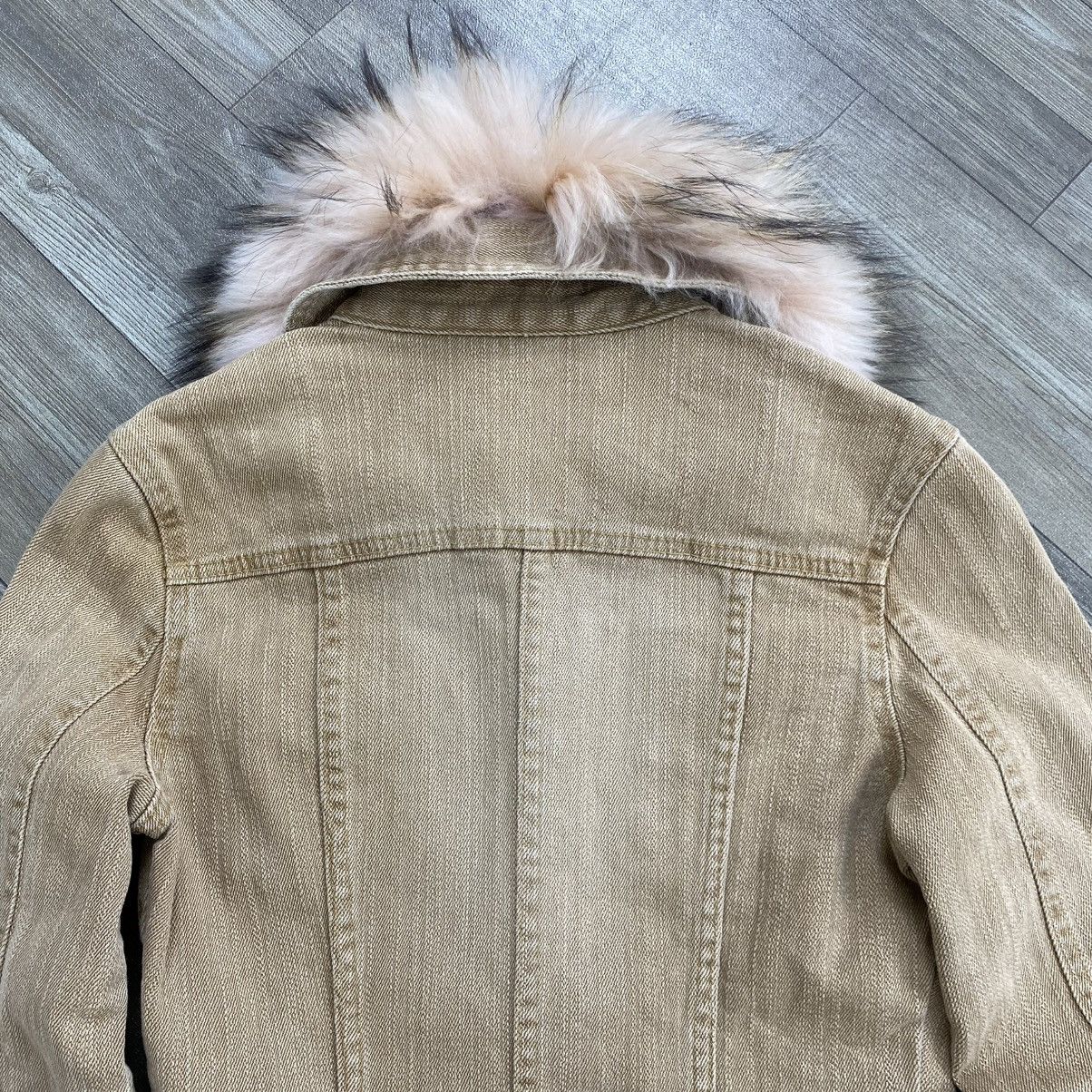If Six Was Nine 2000s Japanase Brand Ifsixwasnine Lgb Punk Fur Denim Jacket Size S / US 4 / IT 40 - 12 Thumbnail