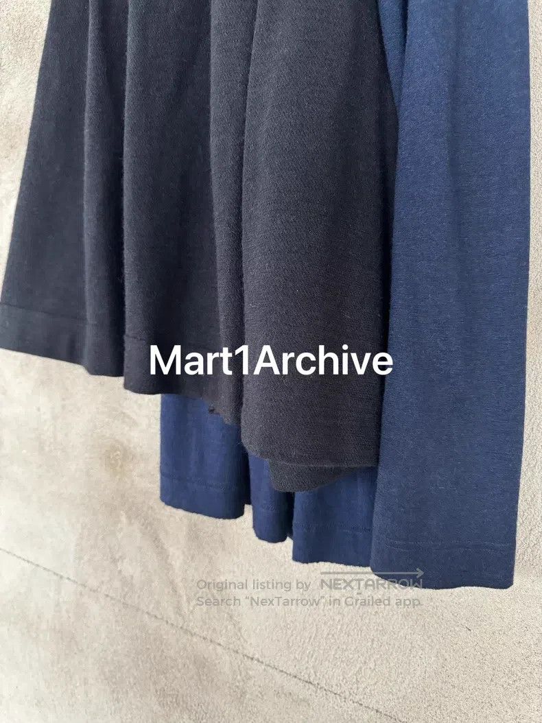 Yohji Yamamoto YOHJI YAMAMOTO size M Wool Mixed Patchwork Skirt Size 23" - 4 Thumbnail