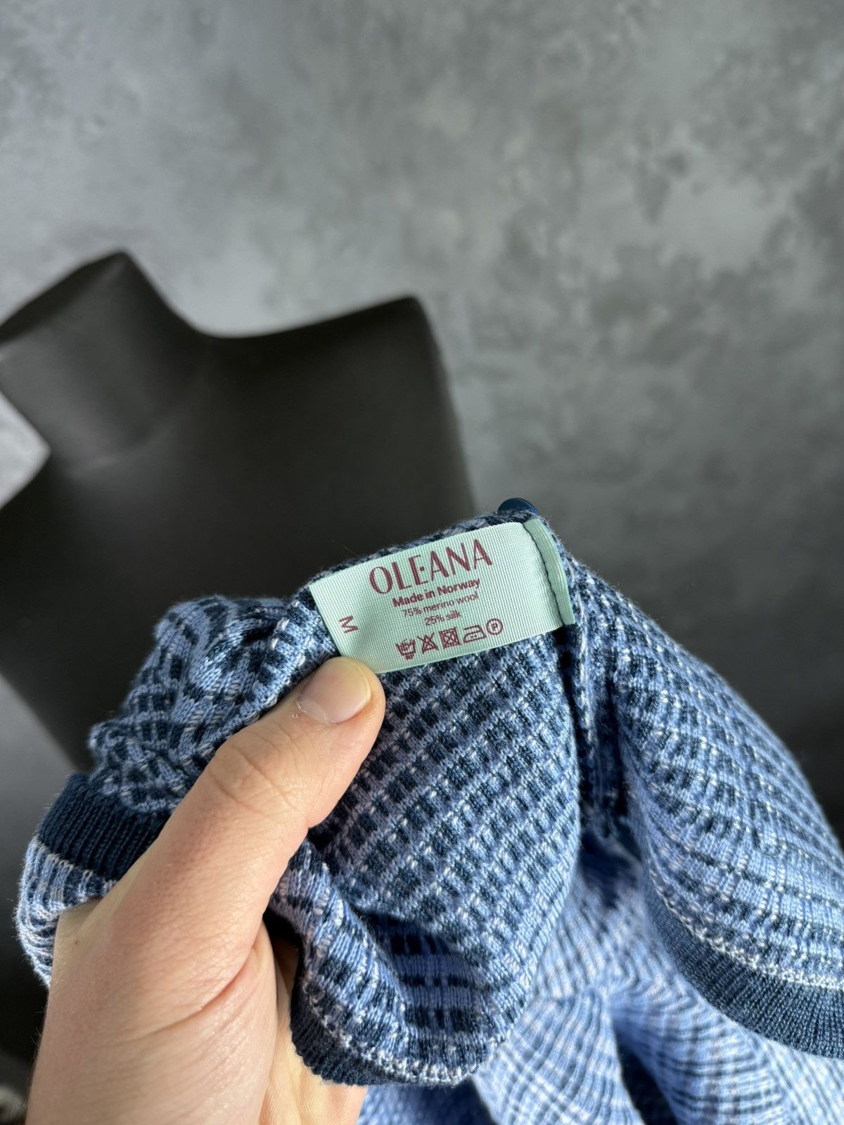 Other OLEANA Women’s Poised Plaid Merino Wool Cardigan Size M Size M / US 6-8 / IT 42-44 - 7 Thumbnail