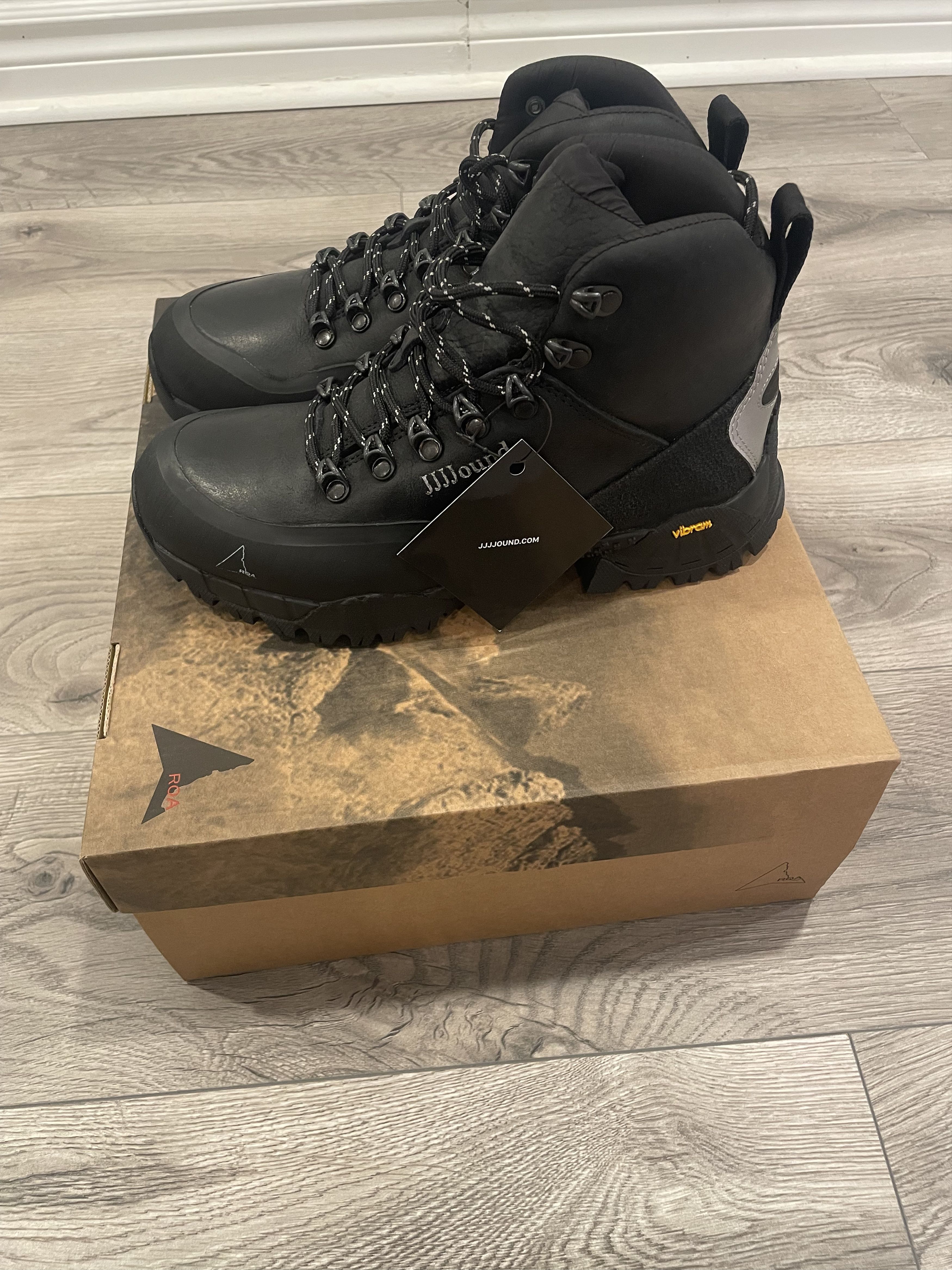 JJJJound × ROA Roa Andreas x JJJJound black outdoor terrain boot Size US 6 / EU 39 - 9 Thumbnail