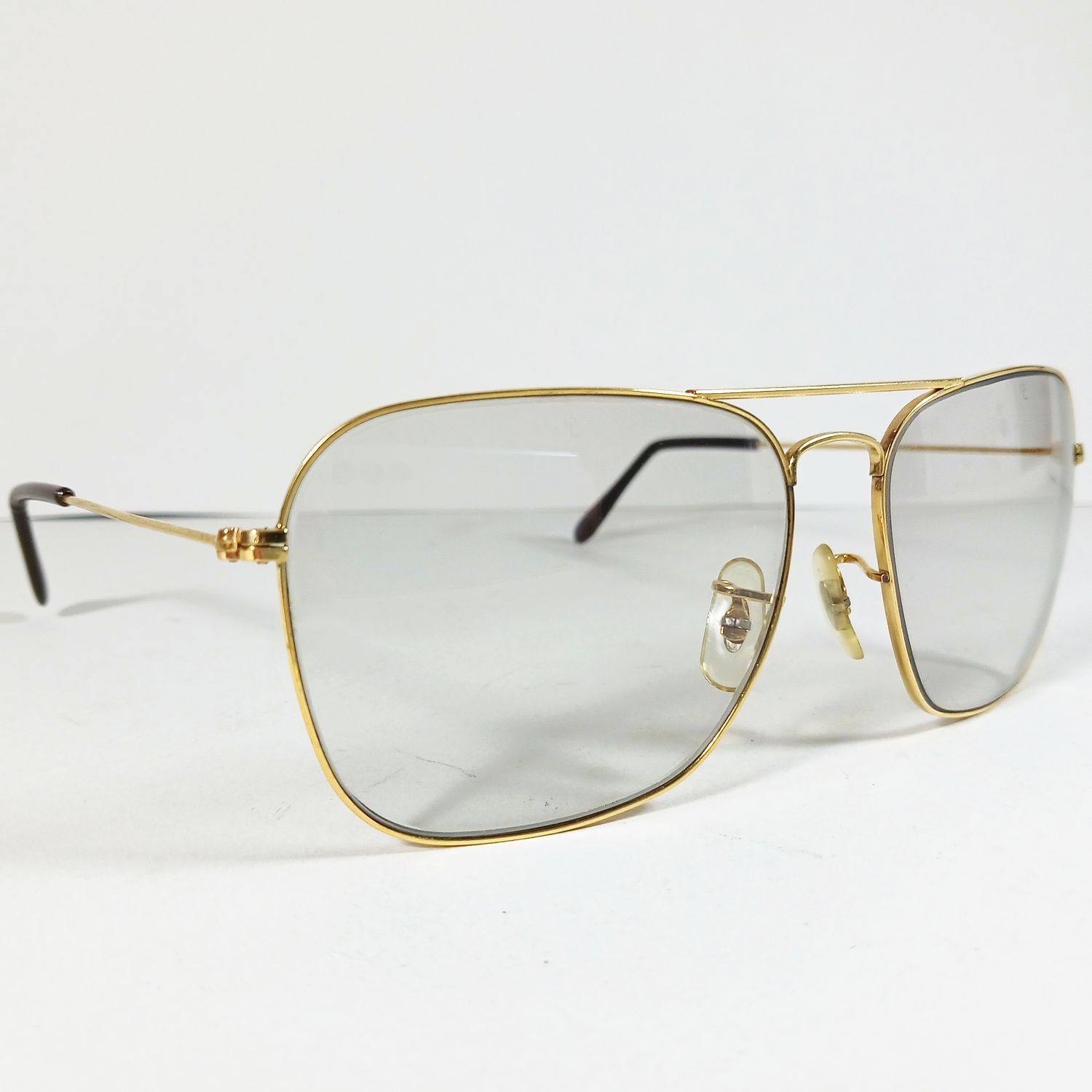 Bausch & Lomb Ray‑Ban B&L Caravan Gold‑Filled USA Photogray Sunglasses Size ONE SIZE - 4 Thumbnail