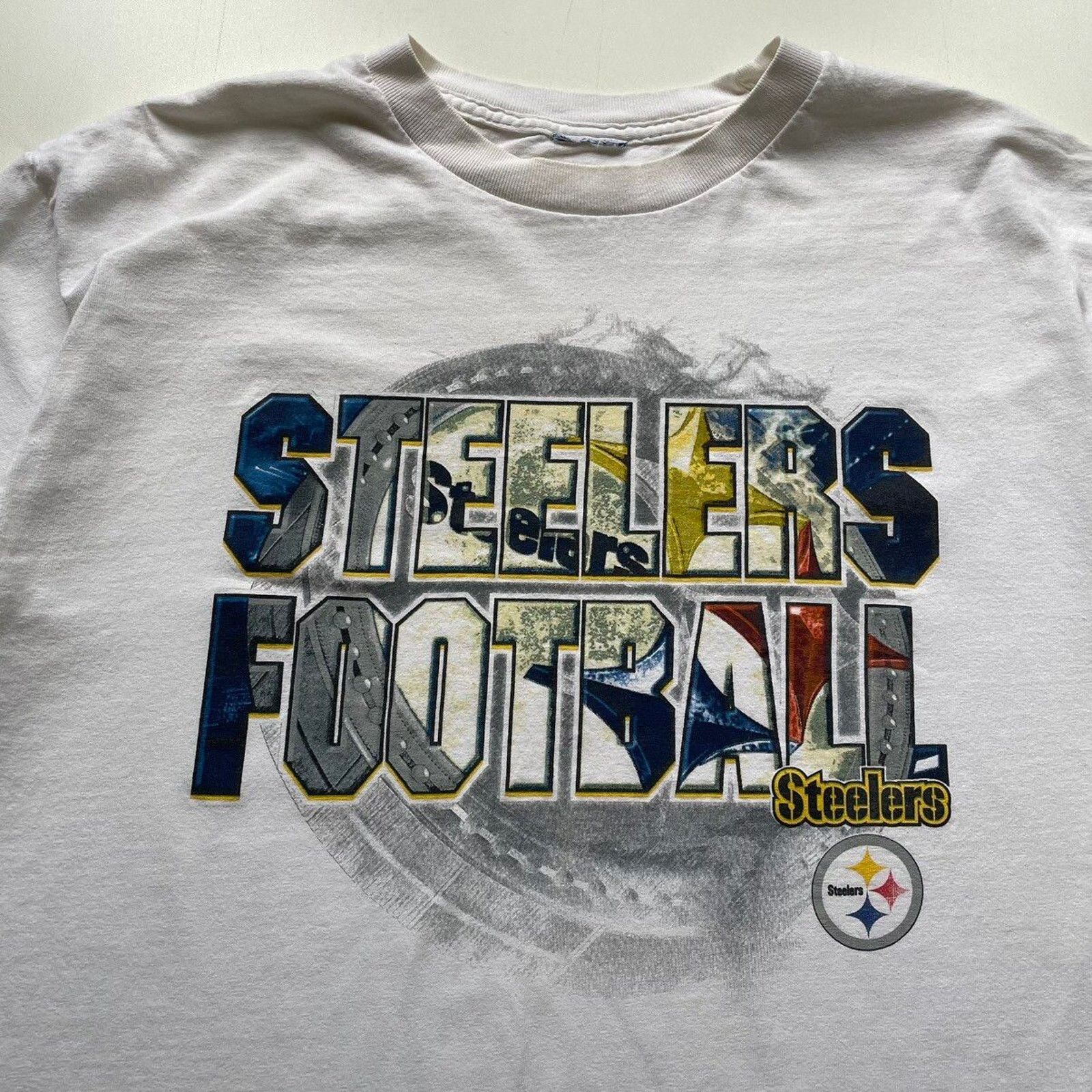 NFL × Vintage Vintage 90s Pittsburgh Steelers NFL Football T Shirt Large Size US L / EU 52-54 / 3 - 2 Thumbnail
