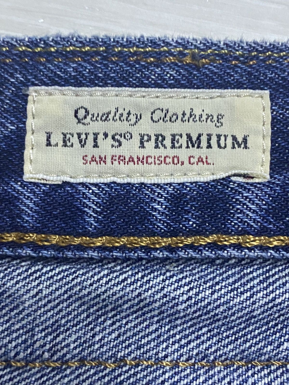 Levi's Vintage Levis Big E Blue Wash Distressed Loose Jeans Size US 32 / EU 48 - 11 Thumbnail