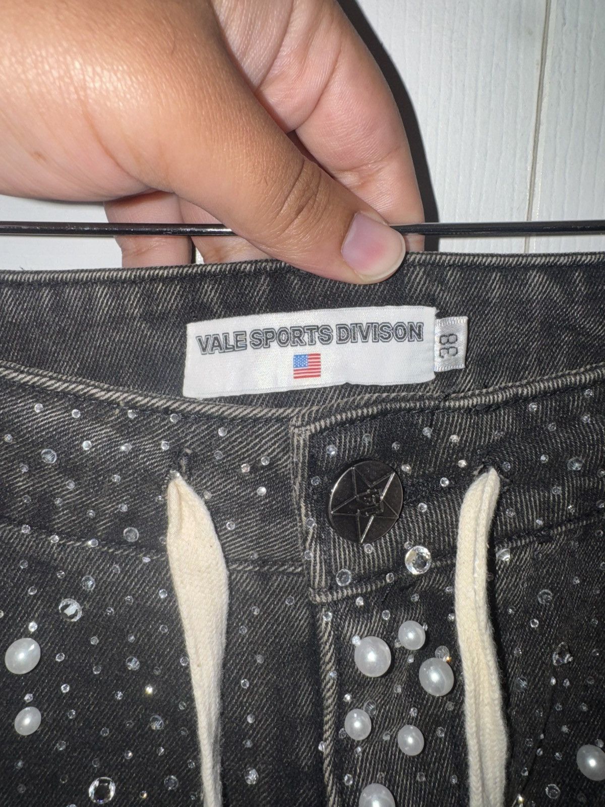 Vale Vale Forever “Rainstorm” Denim Shorts Size US 38 / EU 54 - 4 Thumbnail