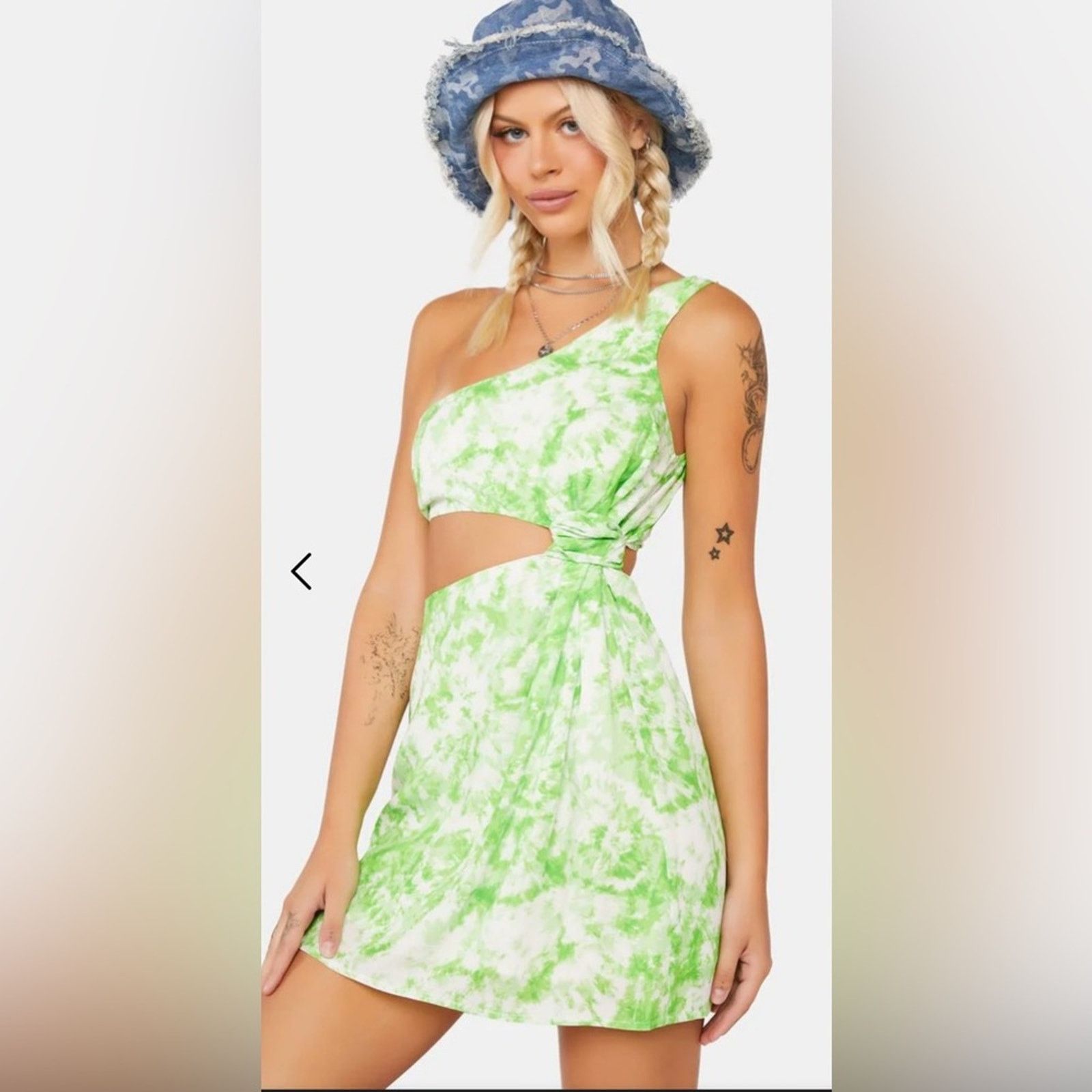 For Love & Lemons NWT For Love & Lemons $222 Green Tie-Dye Skirt size M Size M / US 6-8 / IT 42-44 - 7 Thumbnail