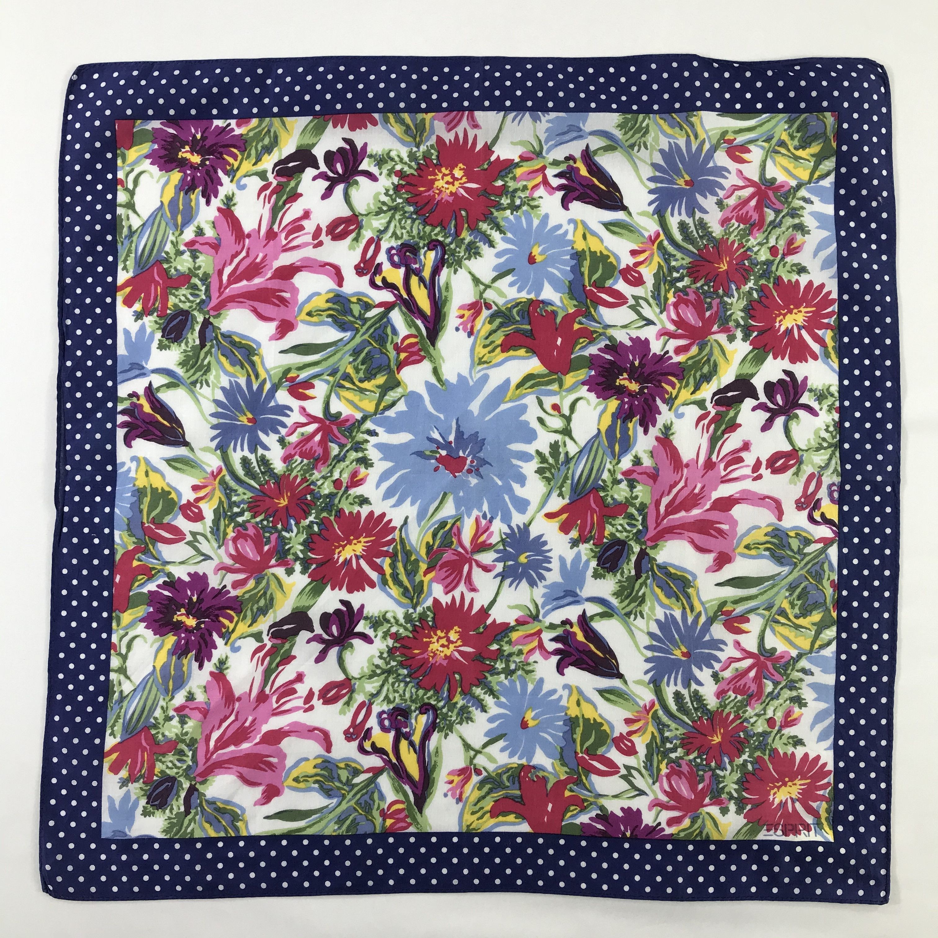 Esprit × Vintage Esprit Bandana / Handkerchief / Neckerchief - S722 Size ONE SIZE - 1 Thumbnail