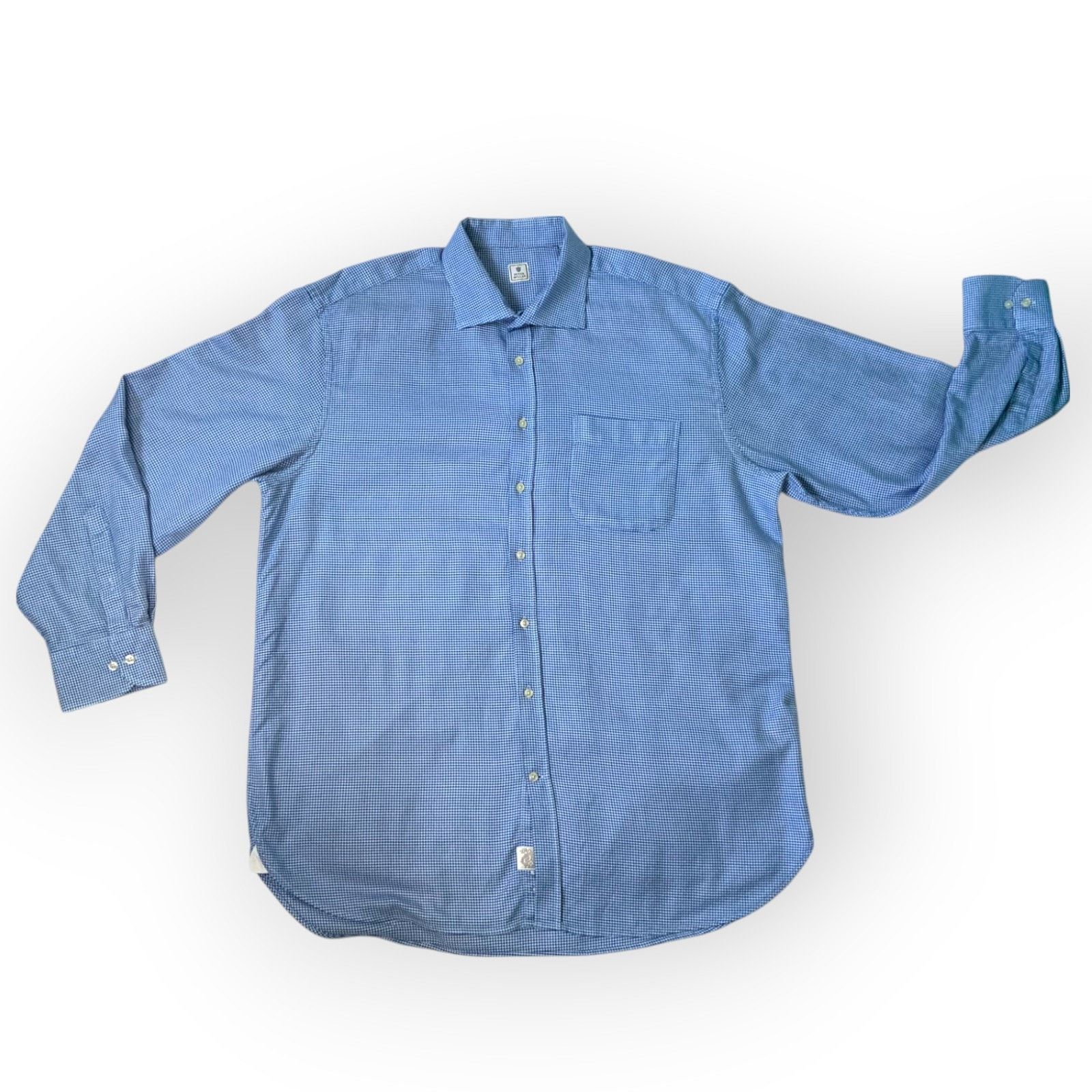 Peter Millar Peter Millar Button Down X Large Long Sleeve Collared Shirt Size US XL / EU 56 / 4 - 6 Thumbnail