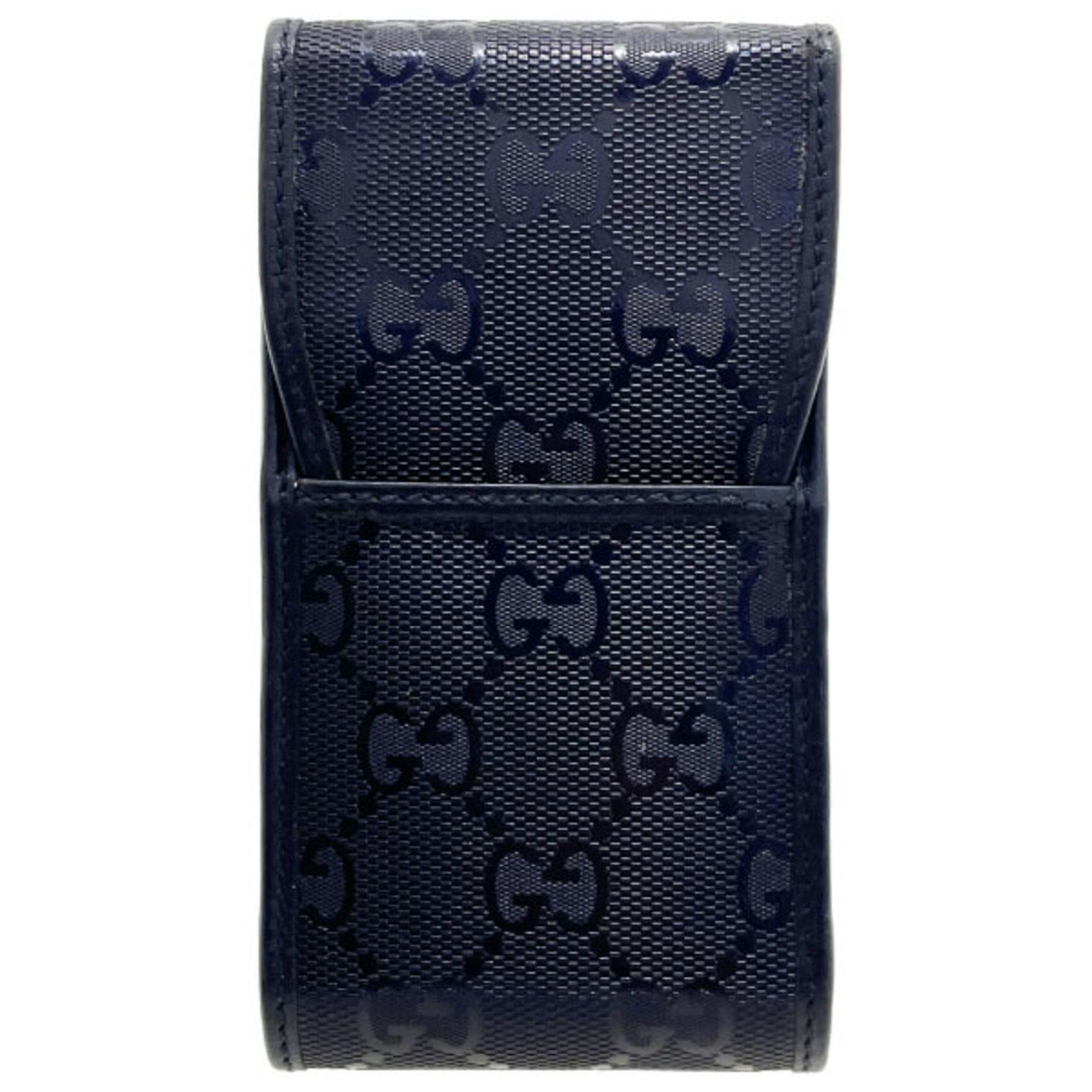 Gucci Gucci Cigarette Case GG Imprime PVC Leather Navy 181716 GUCCI iQOS THN-9796 Size ONE SIZE - 1 Thumbnail