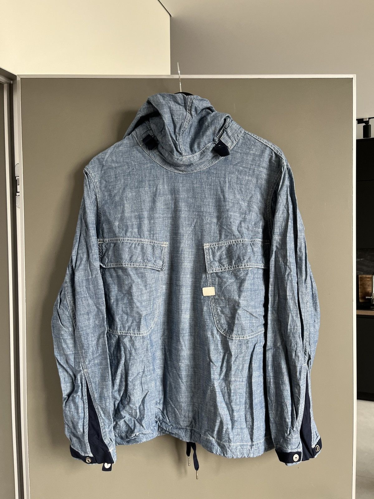 G-Star G-Star Chambray Pw Hooded Anorak Jacket Size US S / EU 44-46 / 1 - 7 Thumbnail