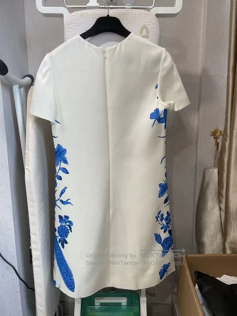 Valentino Valentino Blue and white porcelain dress Size S / US 4 / IT 40 - 2 Thumbnail