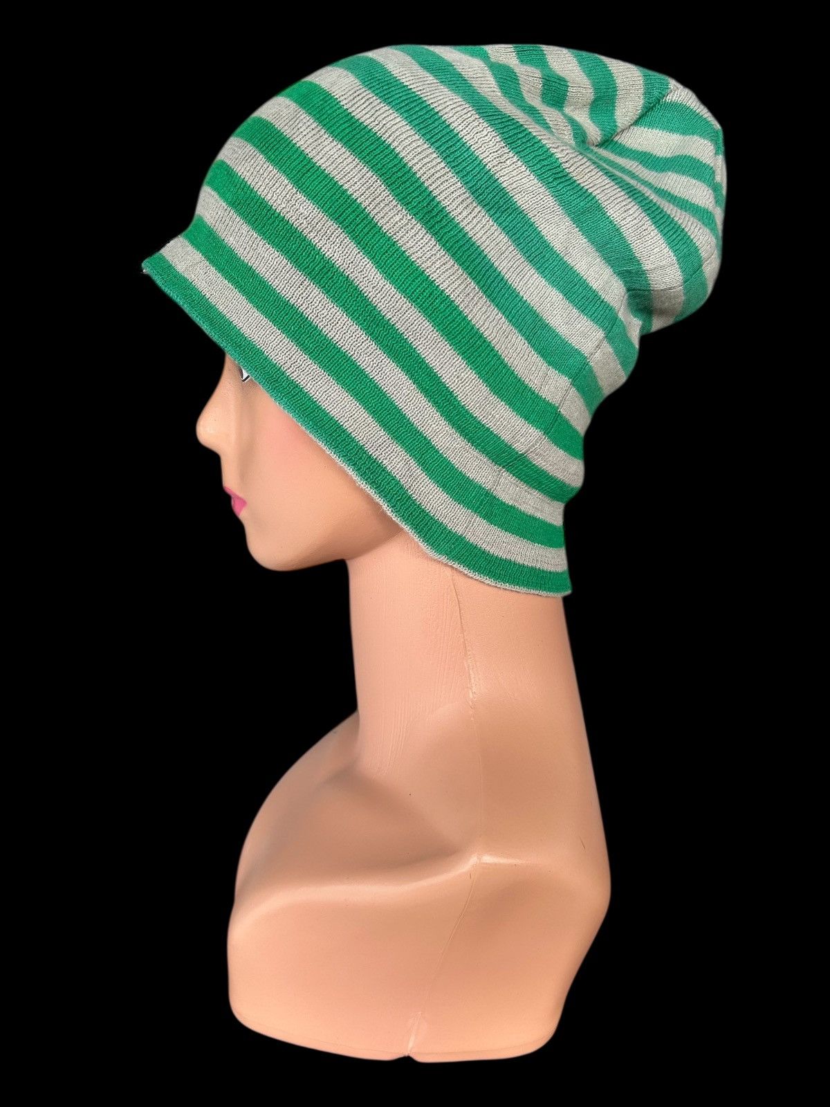 Japanese Brand × Kapital × Vintage Stripe Japanese Style Beanie Hats Faded Size ONE SIZE - 1 Thumbnail